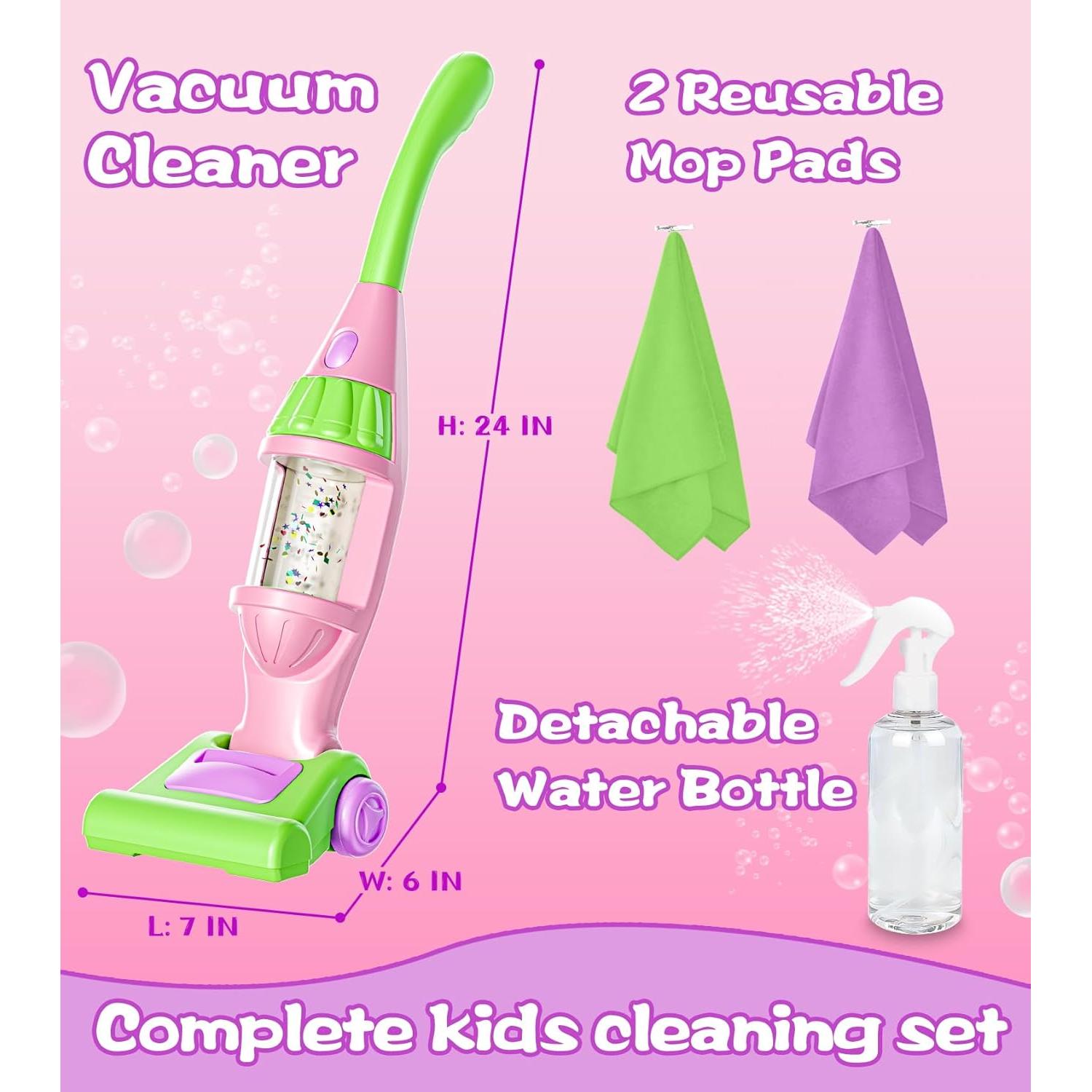 Aspiradora de Juguete BOIMOES con Sonidos y Luces - 3 a 6 Años