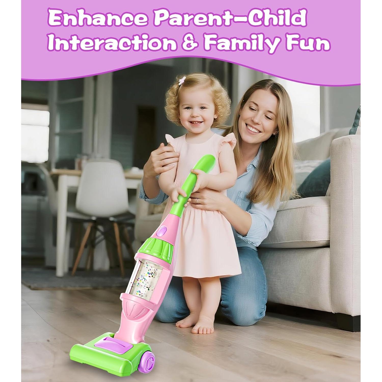 Aspiradora de Juguete BOIMOES con Sonidos y Luces - 3 a 6 Años