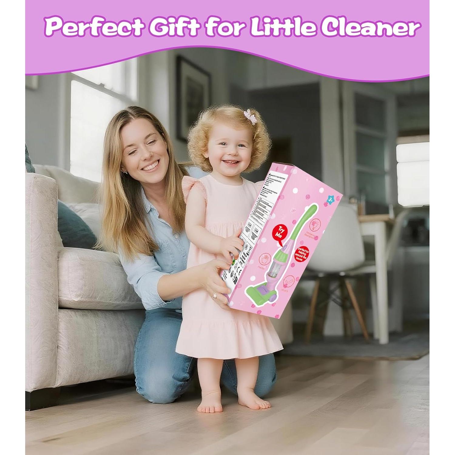 Aspiradora de Juguete BOIMOES con Sonidos y Luces - 3 a 6 Años