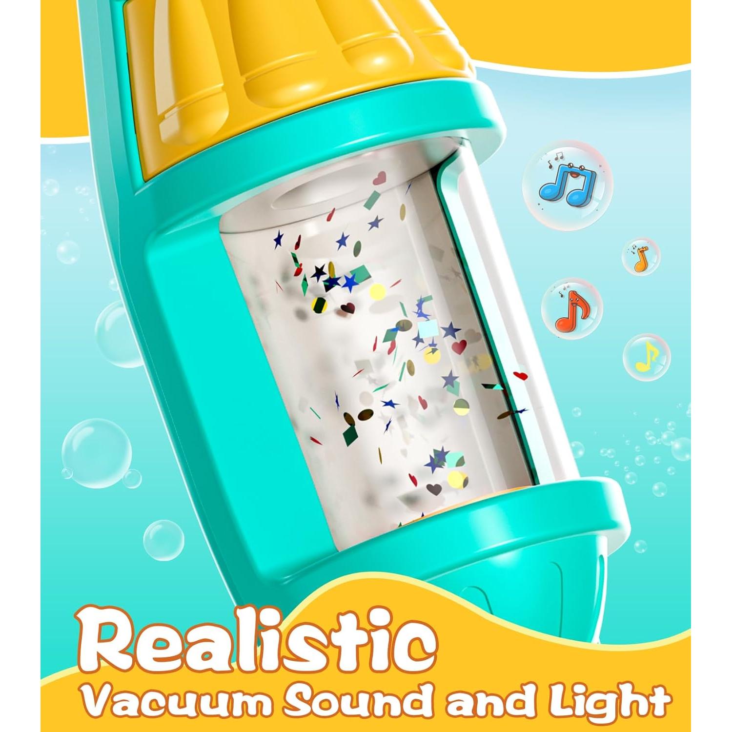 Aspiradora de Juguete BOIMOES con Sonidos y Luces - 3 a 6 Años