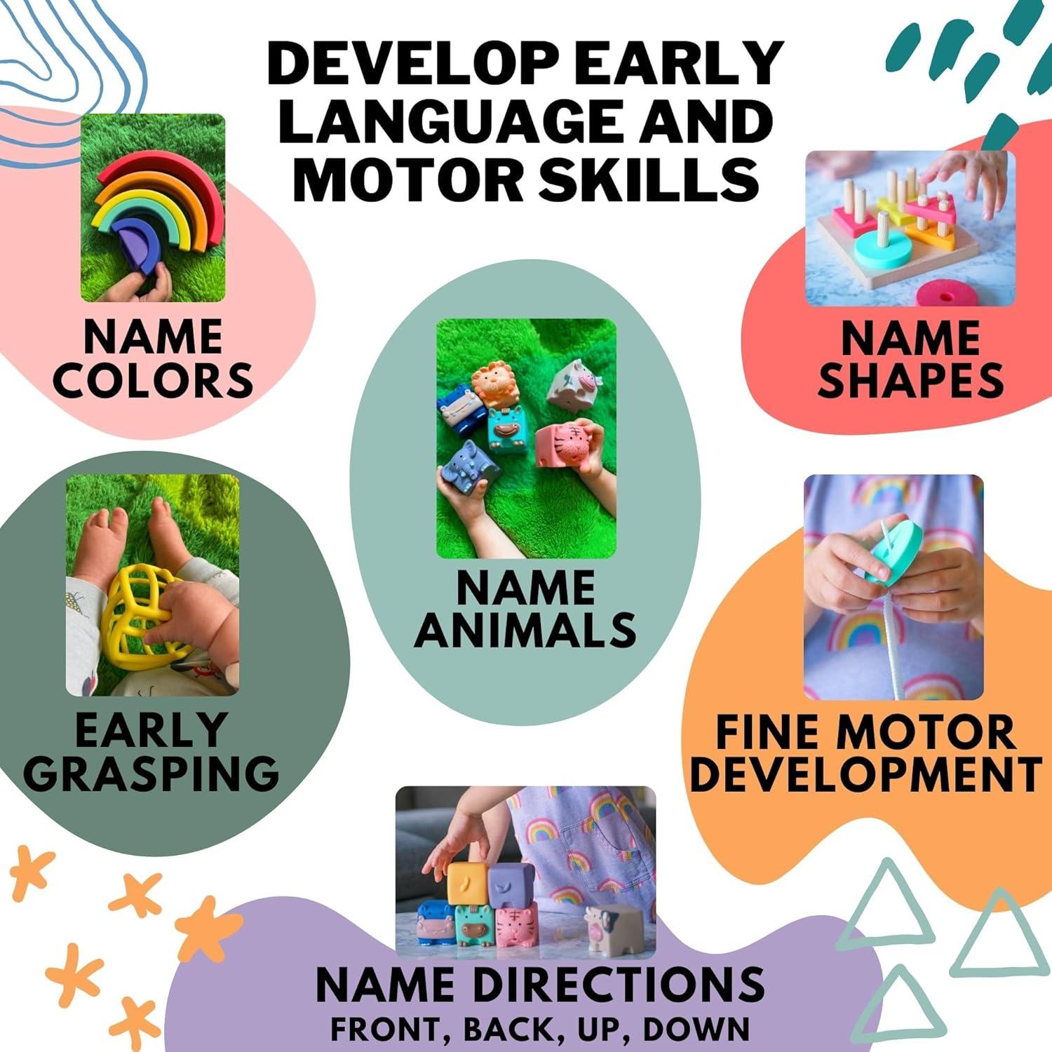 Set de Juguetes Montessori Mac y Amigos 5 en 1 para Bebés