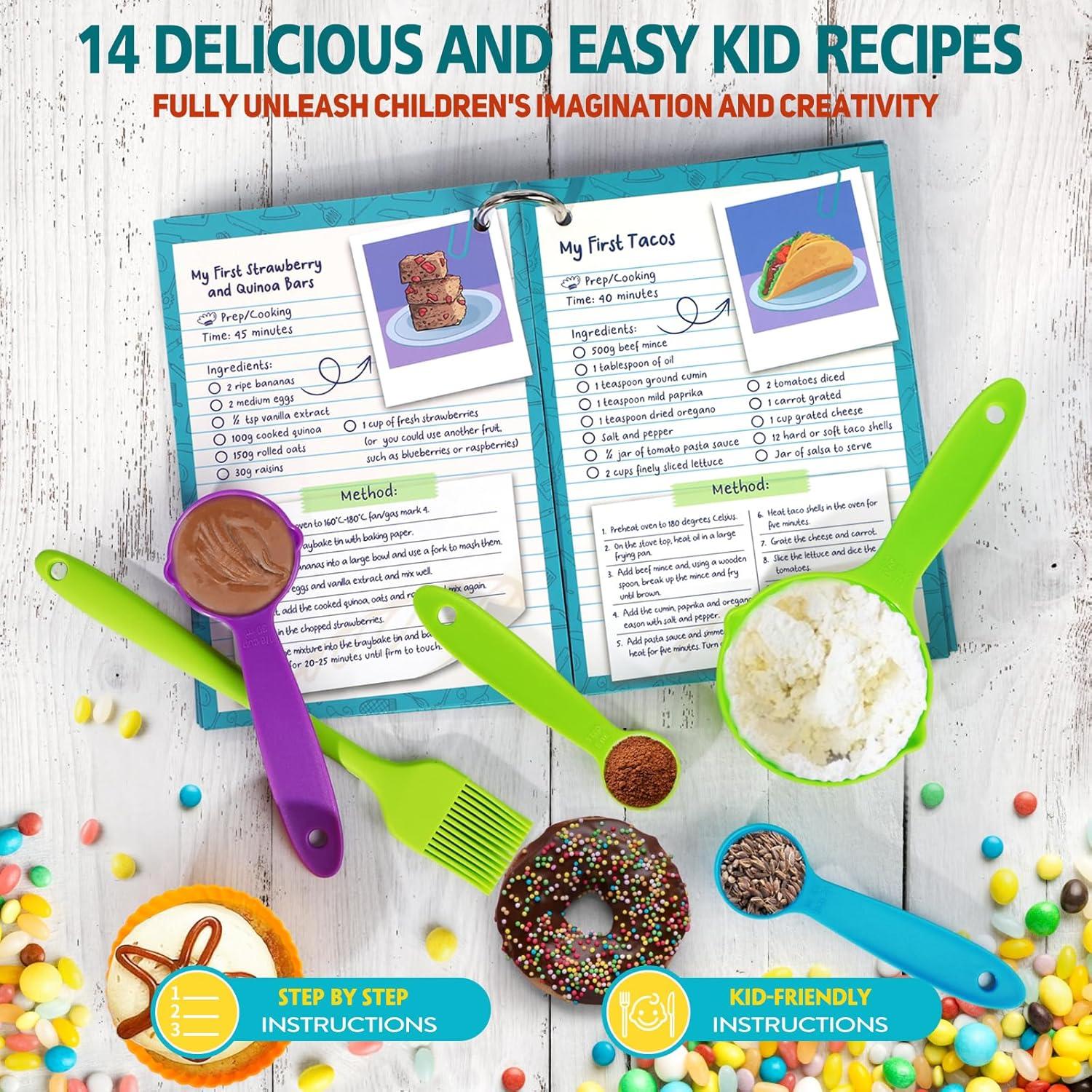 Juego de Cocina y Repostería Suhctuptx 44 Piezas para Niños