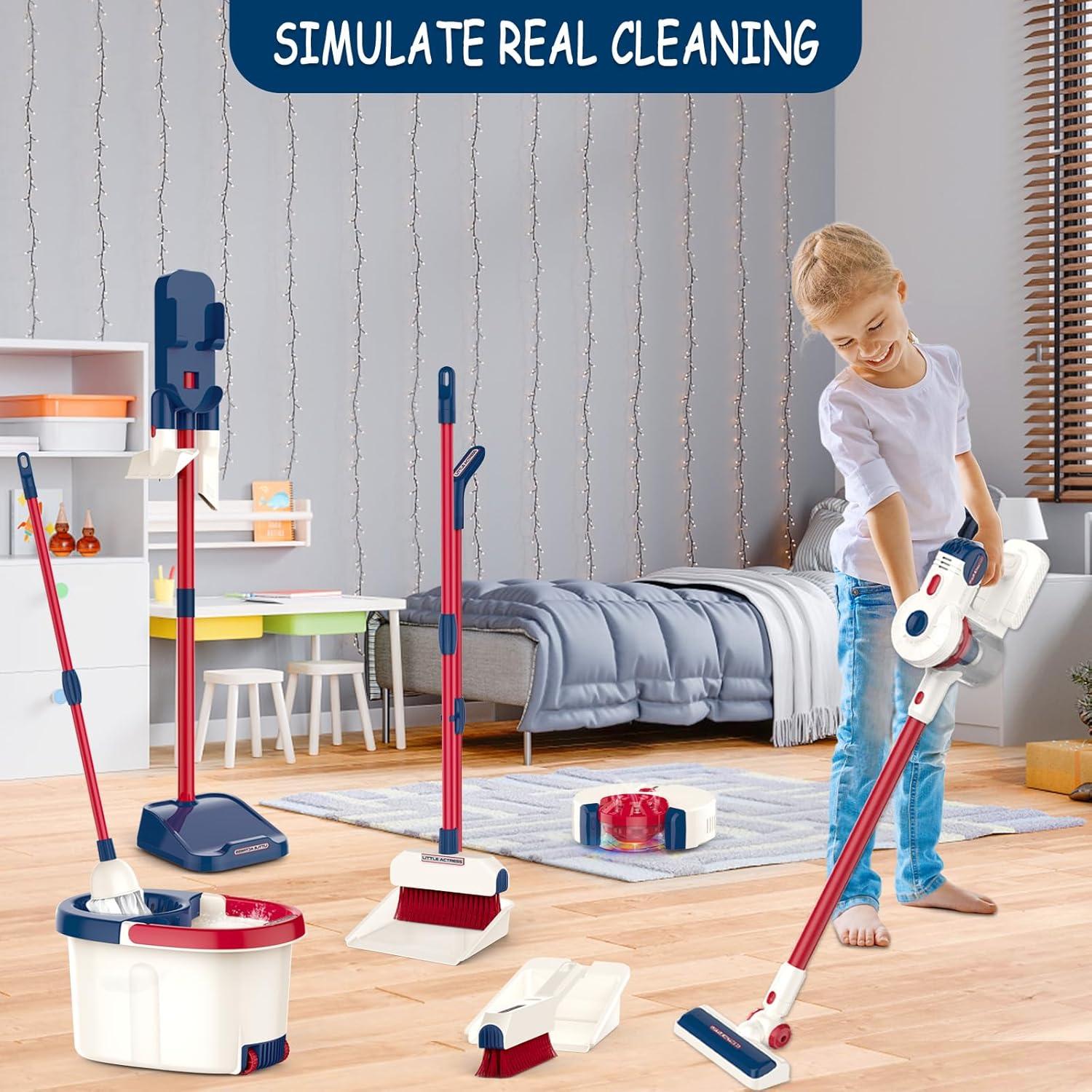 Juego de Limpieza Fistone para Niños 12 Piezas Aspiradora