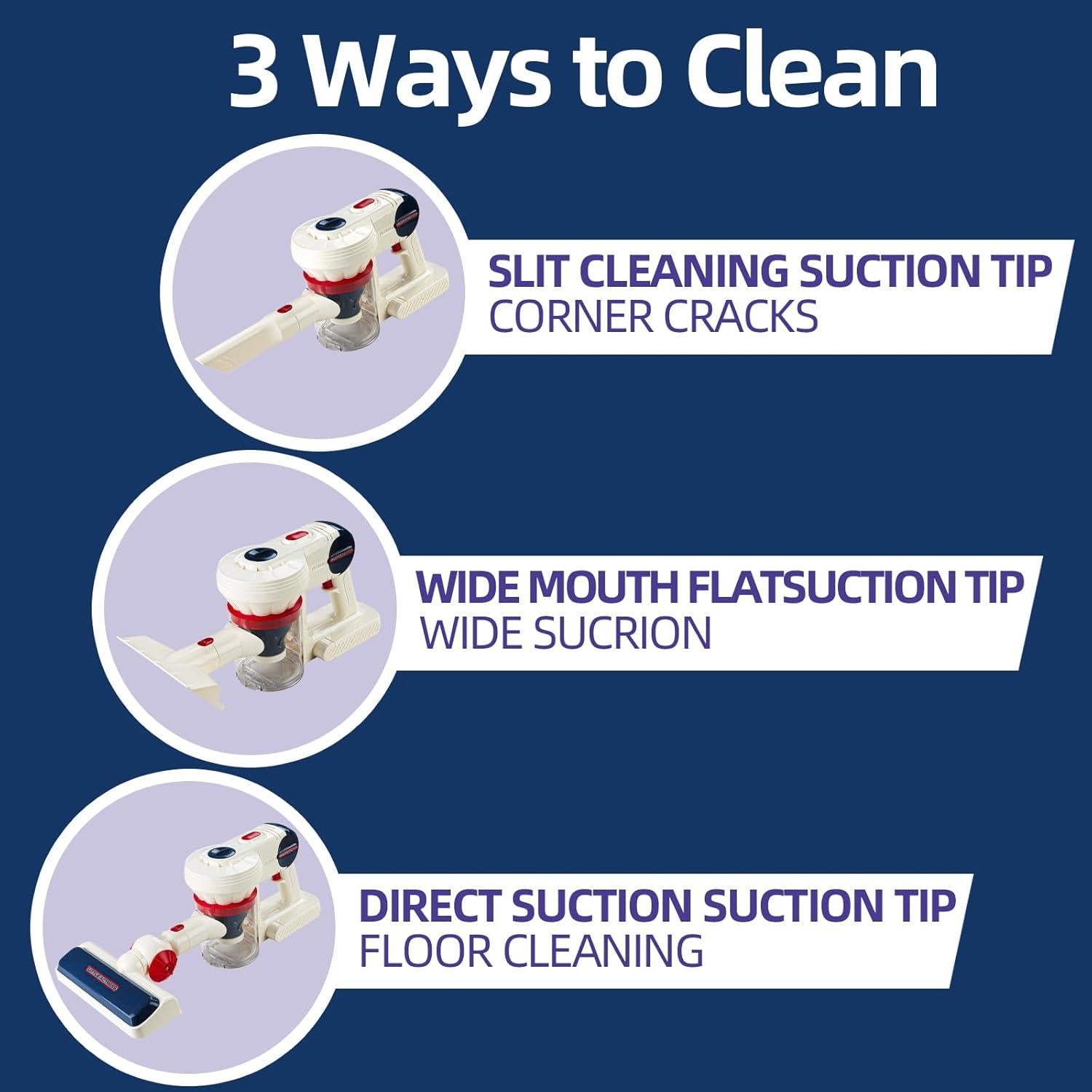 Set de limpieza para niños BLF FUN 3 en 1 con aspiradora