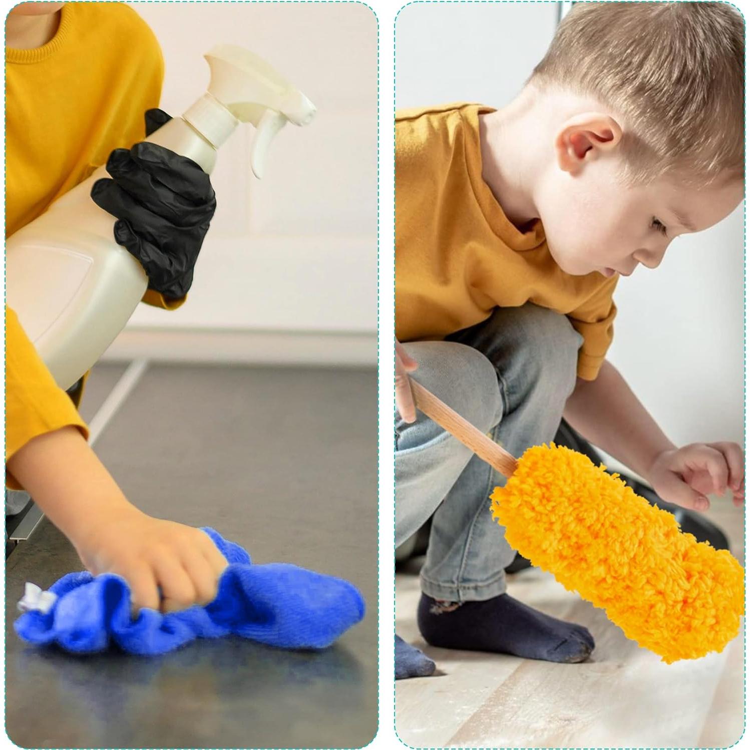 Juego de Limpieza para Niños con Aspiradora Eléctrica 8 Piezas