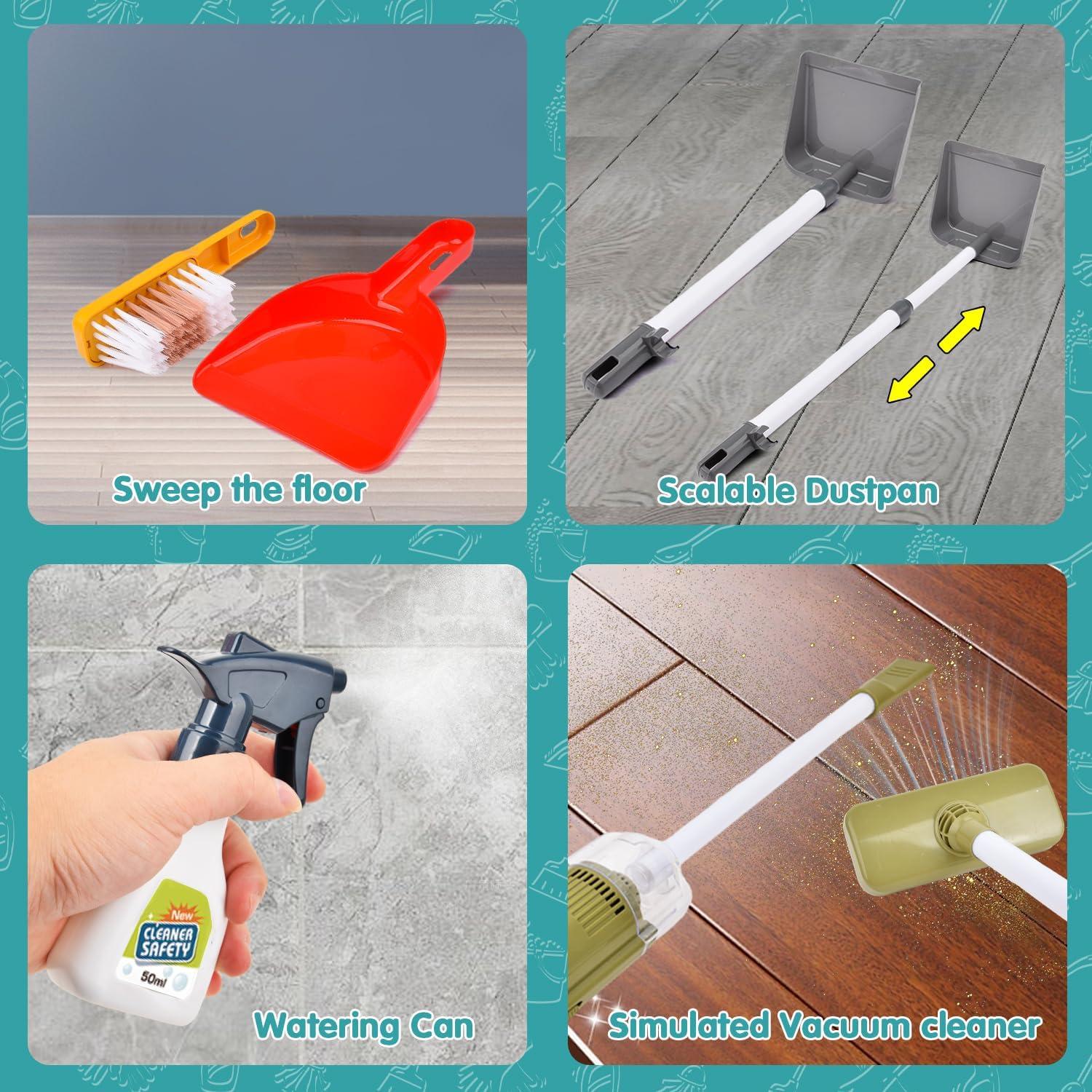 Juego de Limpieza para Niños Sotodik 29 Piezas Azul