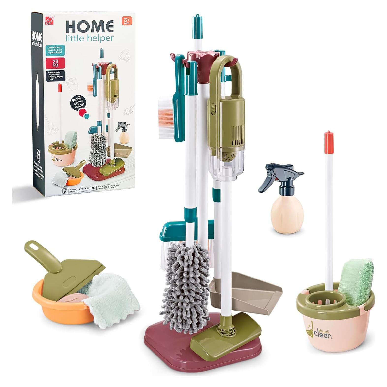 Juego de Limpieza para Niños 15PCS NEWGDN con Aspiradora