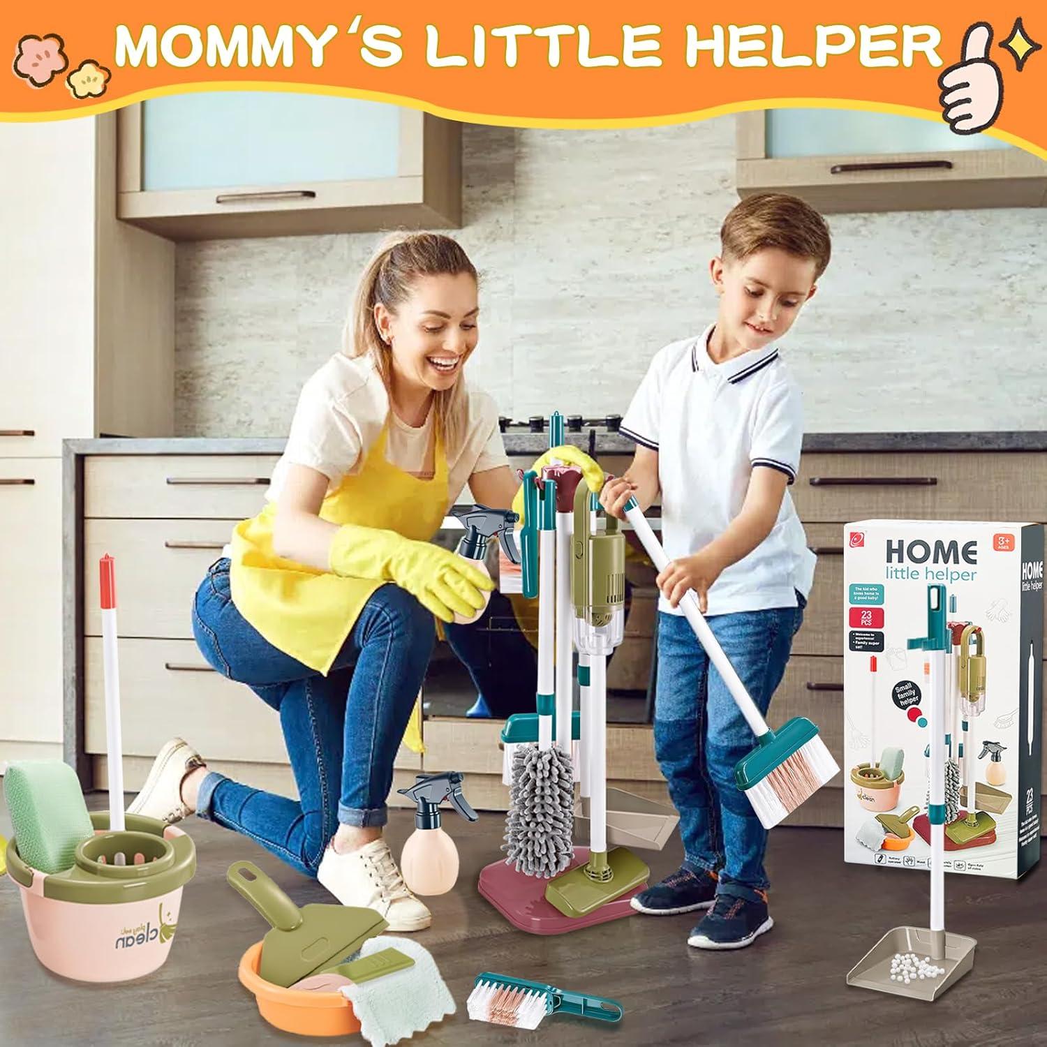 Juego de Limpieza para Niños 15PCS NEWGDN con Aspiradora