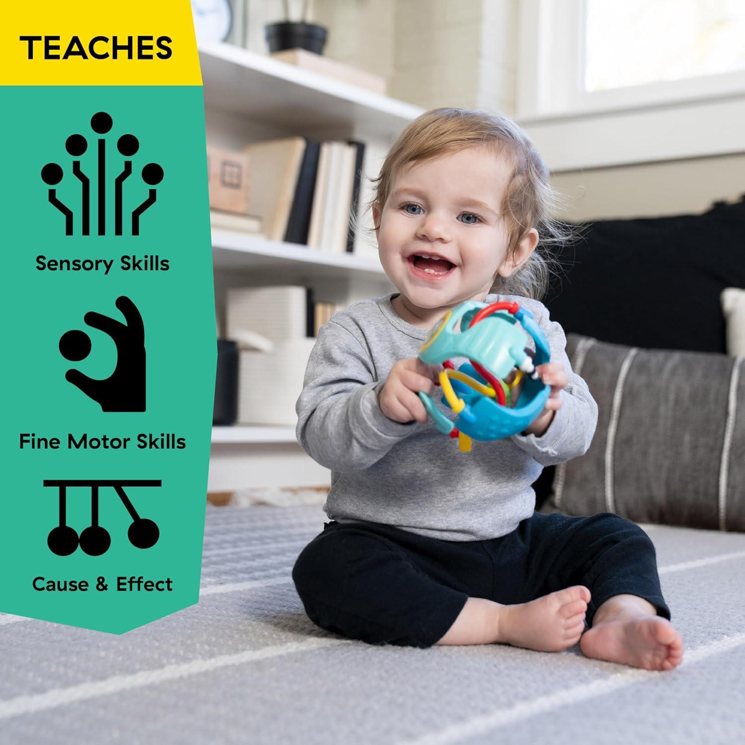 Bola Sensorial Rattle & Sense Baby Einstein 10.16 cm