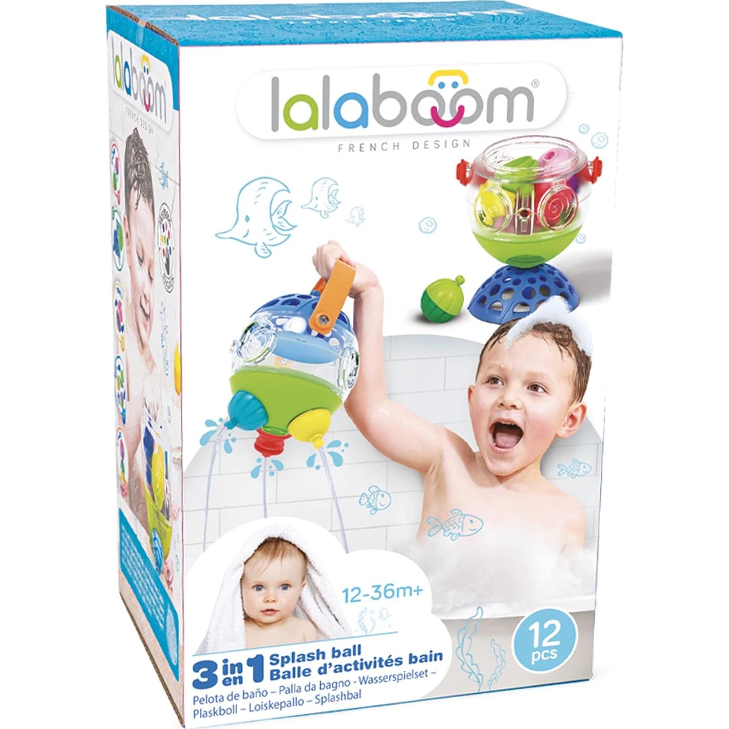 Lalaboom Juguete de Baño 3 en 1 para Bebés 12-48 Meses