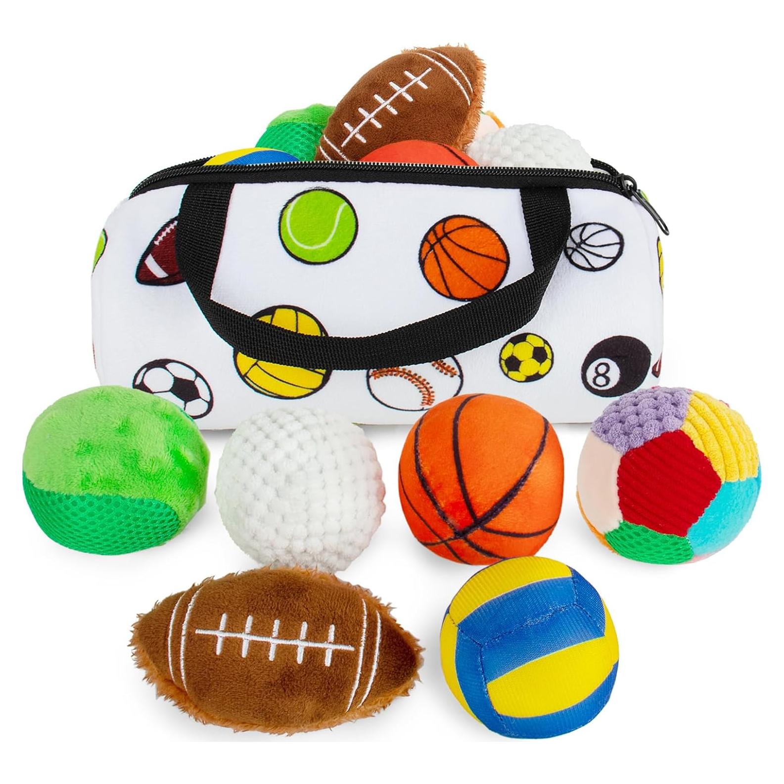 Pelotas Sensoriales para Bebés Beetoy - 6 Texturas y Sonidos