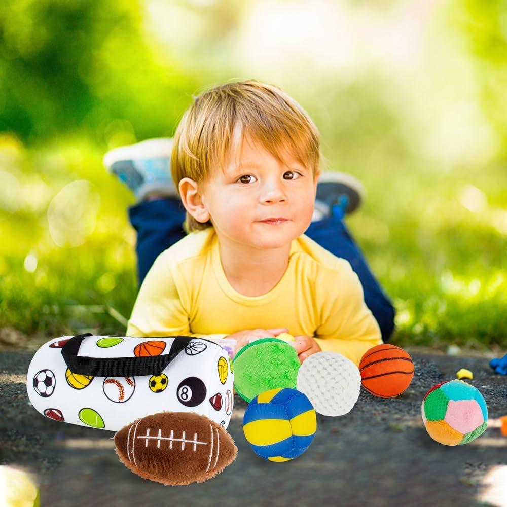 Pelotas Sensoriales para Bebés Beetoy - 6 Texturas y Sonidos