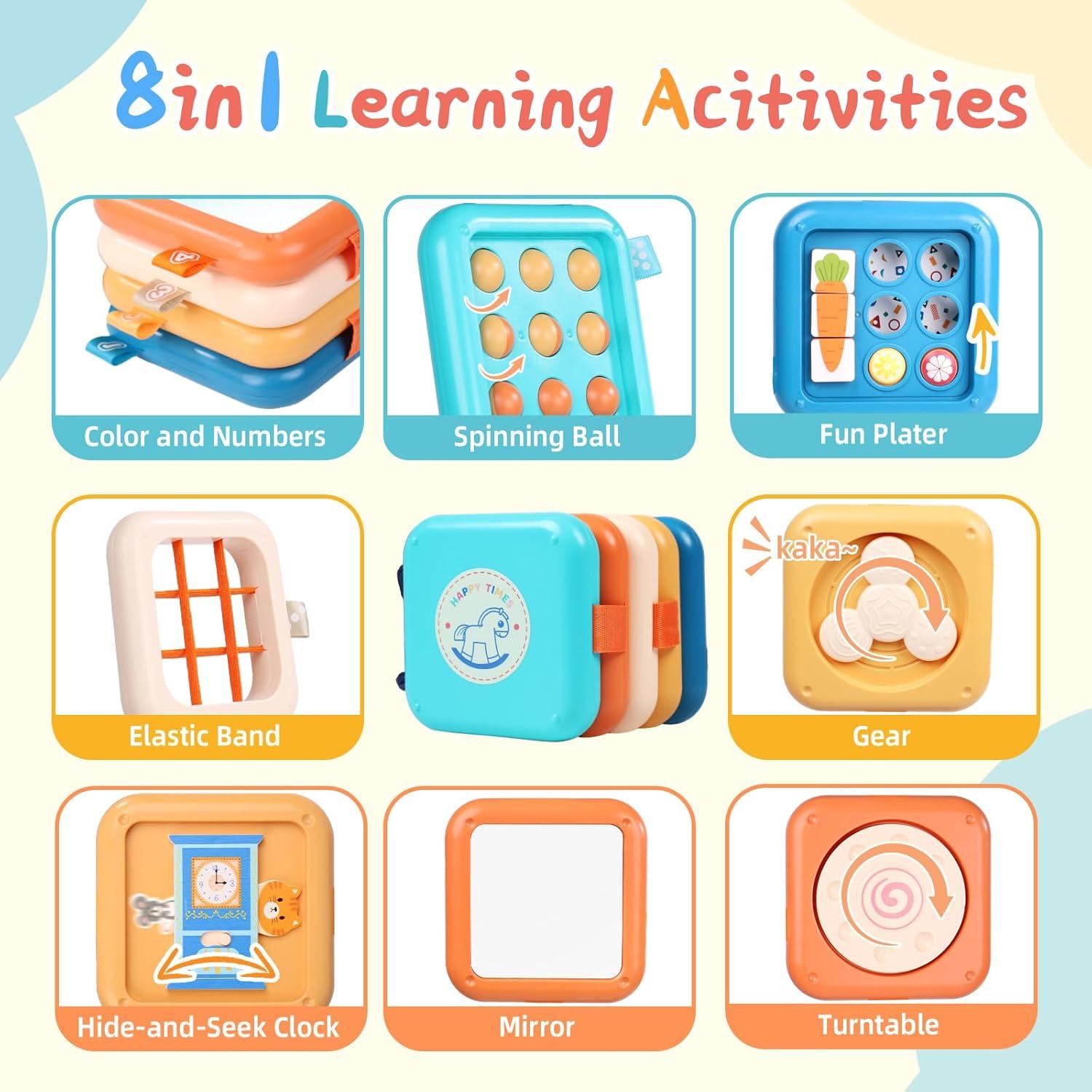 Tablero Ocupado Montessori MTTIERY 4x23 cm para Niños 18+ Meses