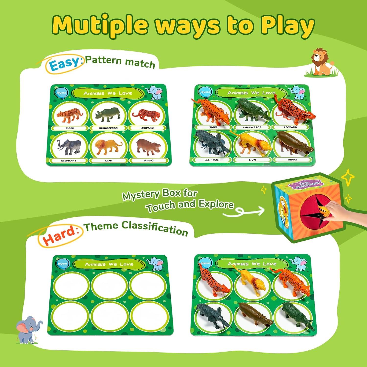 JoyCat Juguetes de Clasificación 24 Piezas para Niños 3-5 Años