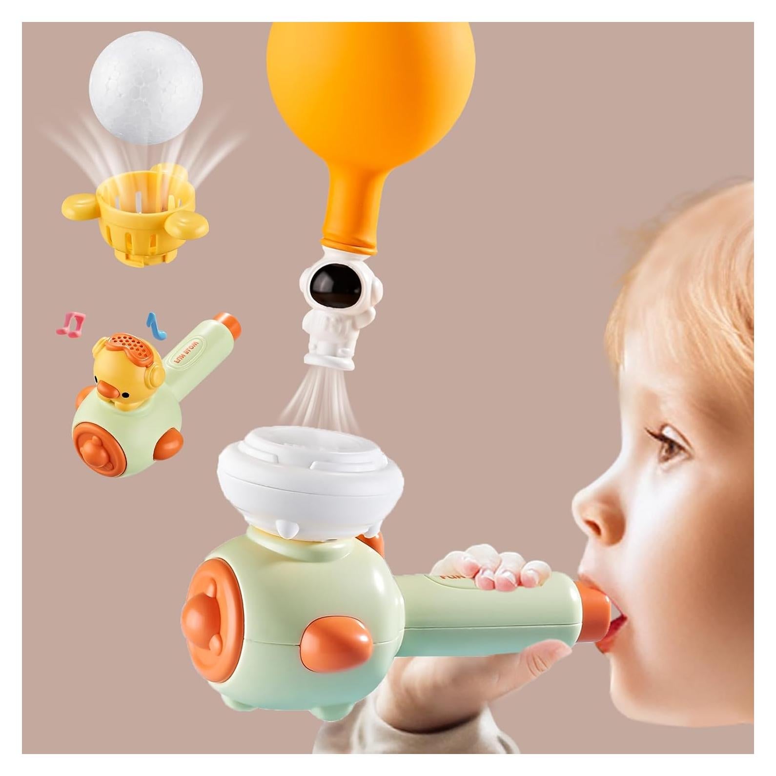 Ejercitador de Respiración ARHEQI para Niños - Juguete Sensorial 3 en 1