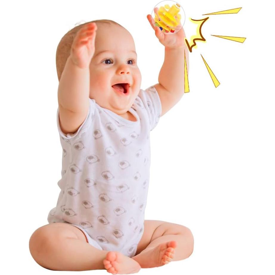 6 Pelotas de Sonajero WEofrecemosloqueQUIERES - 4.57 cm Seguras