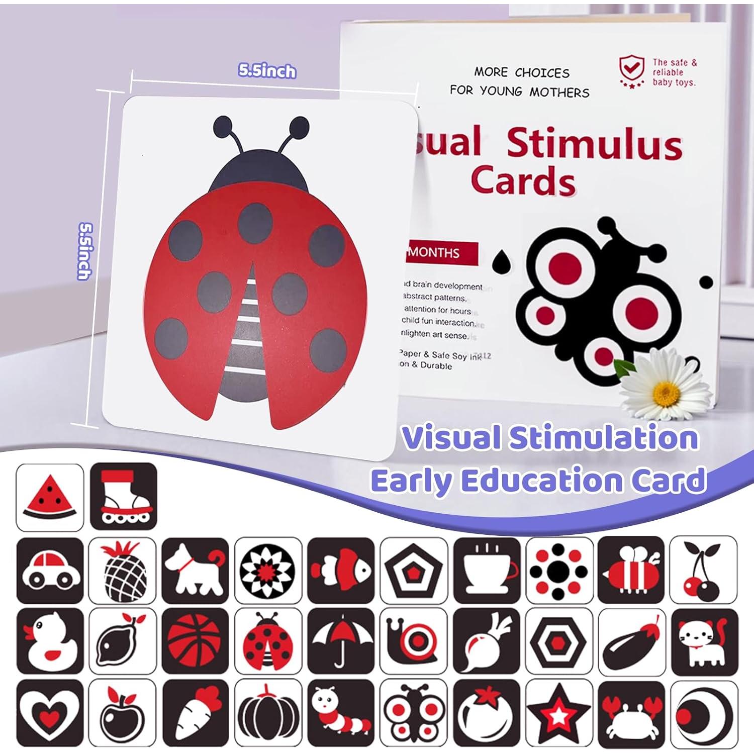 Juguetes Sensoriales Montessori Starrykids en Blanco y Negro