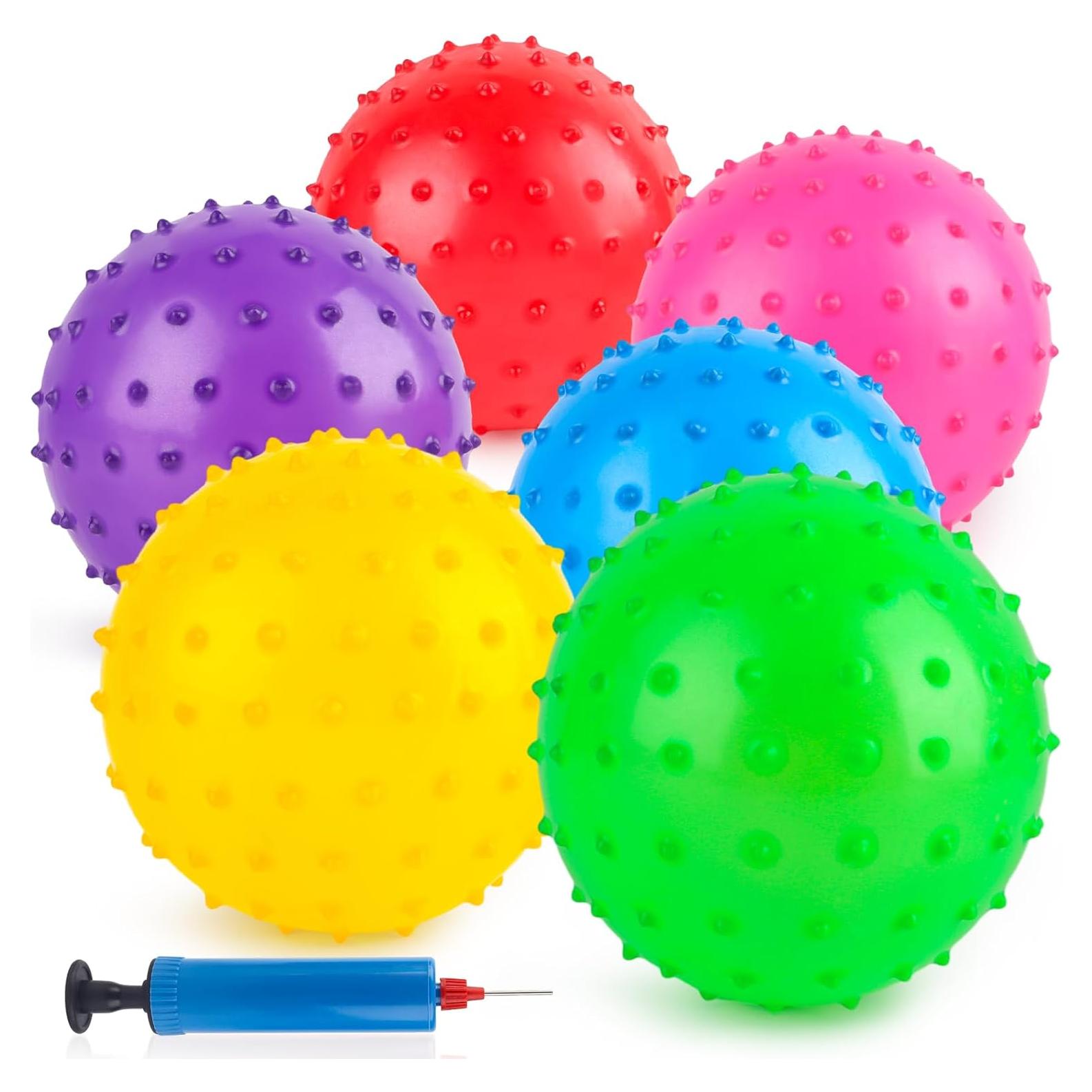 Pelotas Rebotadoras LOVEINUSA 6PCS 17.78 cm PVC para Niños