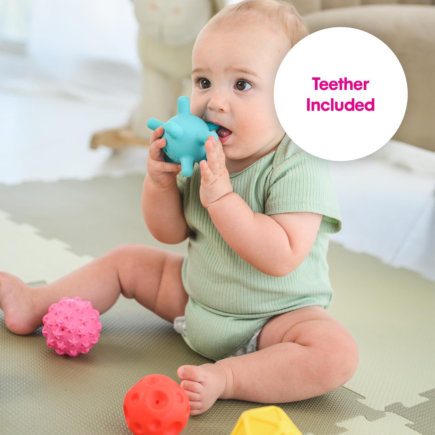Bolas Sensoriales Mini Edushape - Paquete de 12 para Bebés