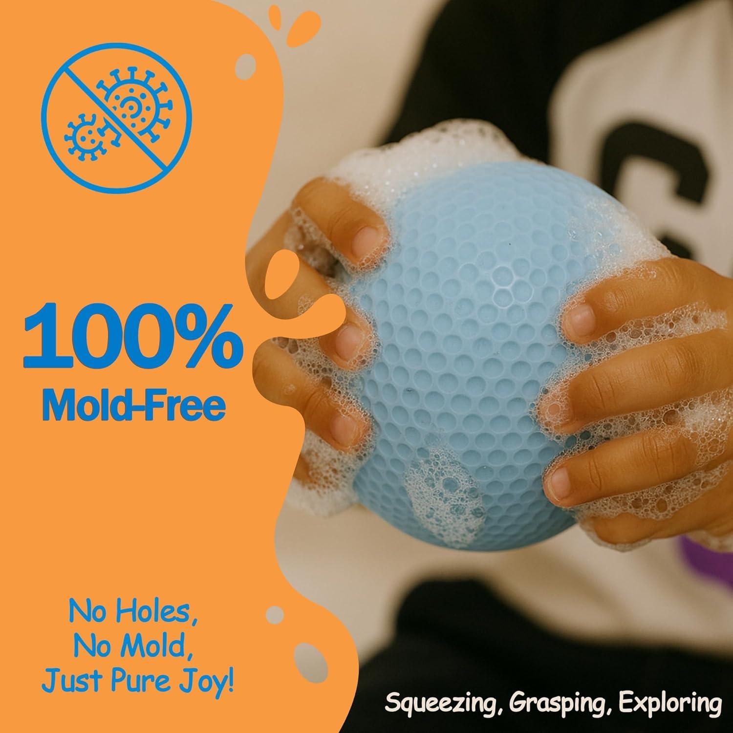 Juguetes de Baño para Bebés ROHSCE - Patitos y Bolas Sensoriales