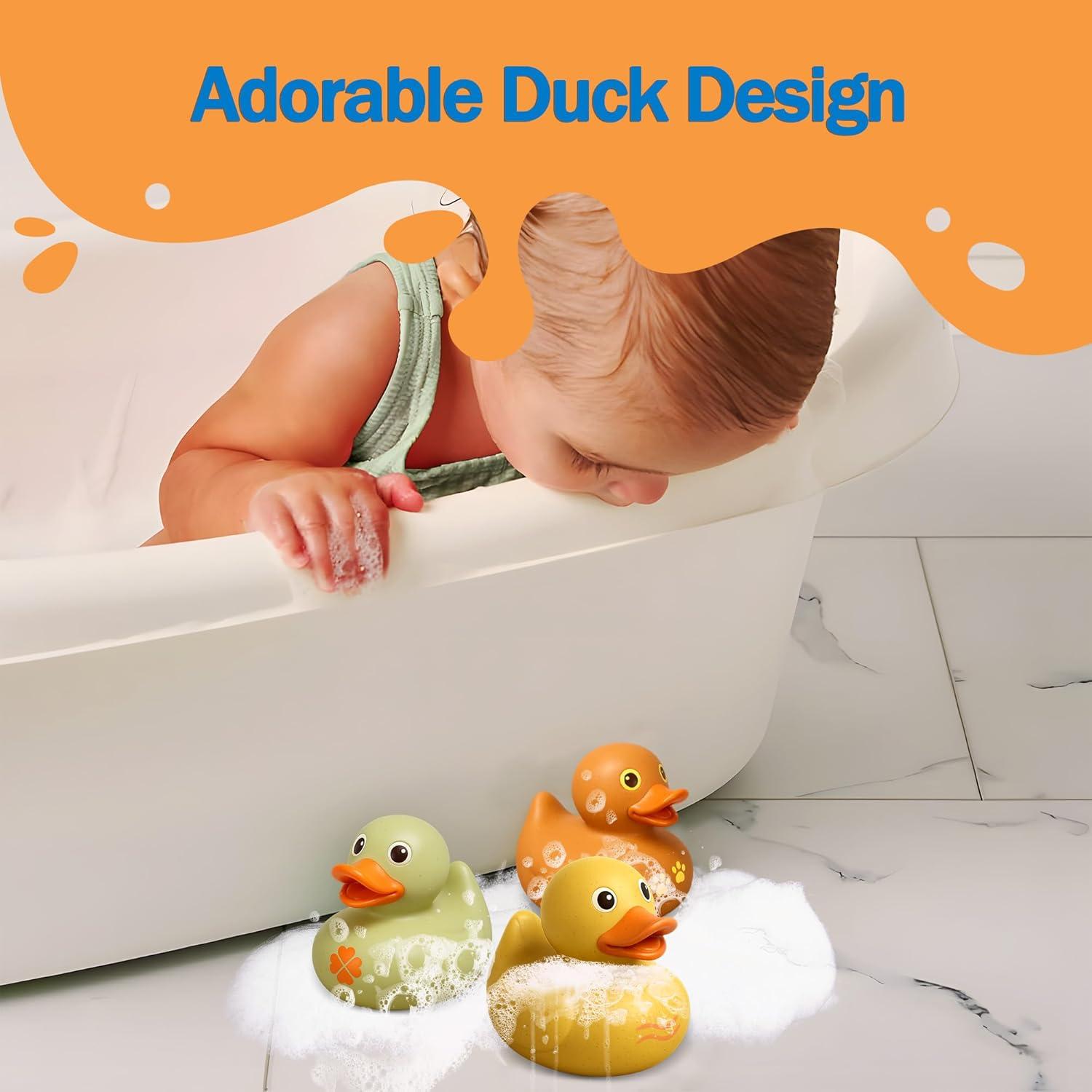 Juguetes de Baño para Bebés ROHSCE - Patitos y Bolas Sensoriales