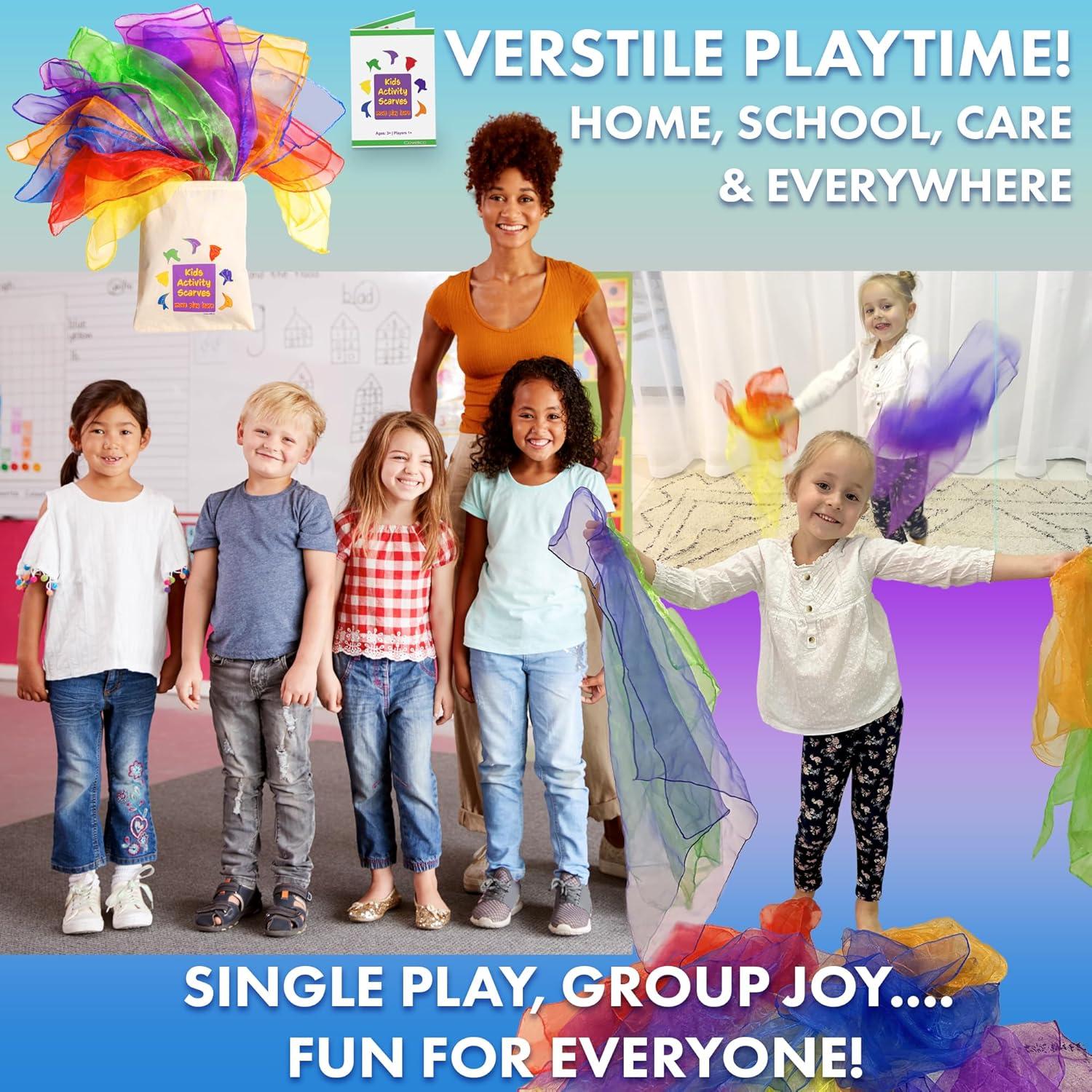 Bufandas de Malabarismo para Niños Covelico - 14 Piezas