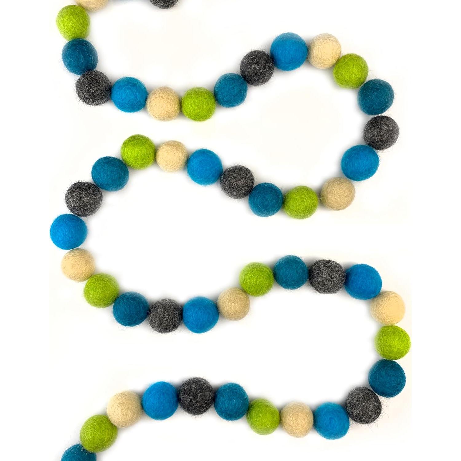 Pompones de Fieltro Hechos a Mano Island Cove - 50 Piezas