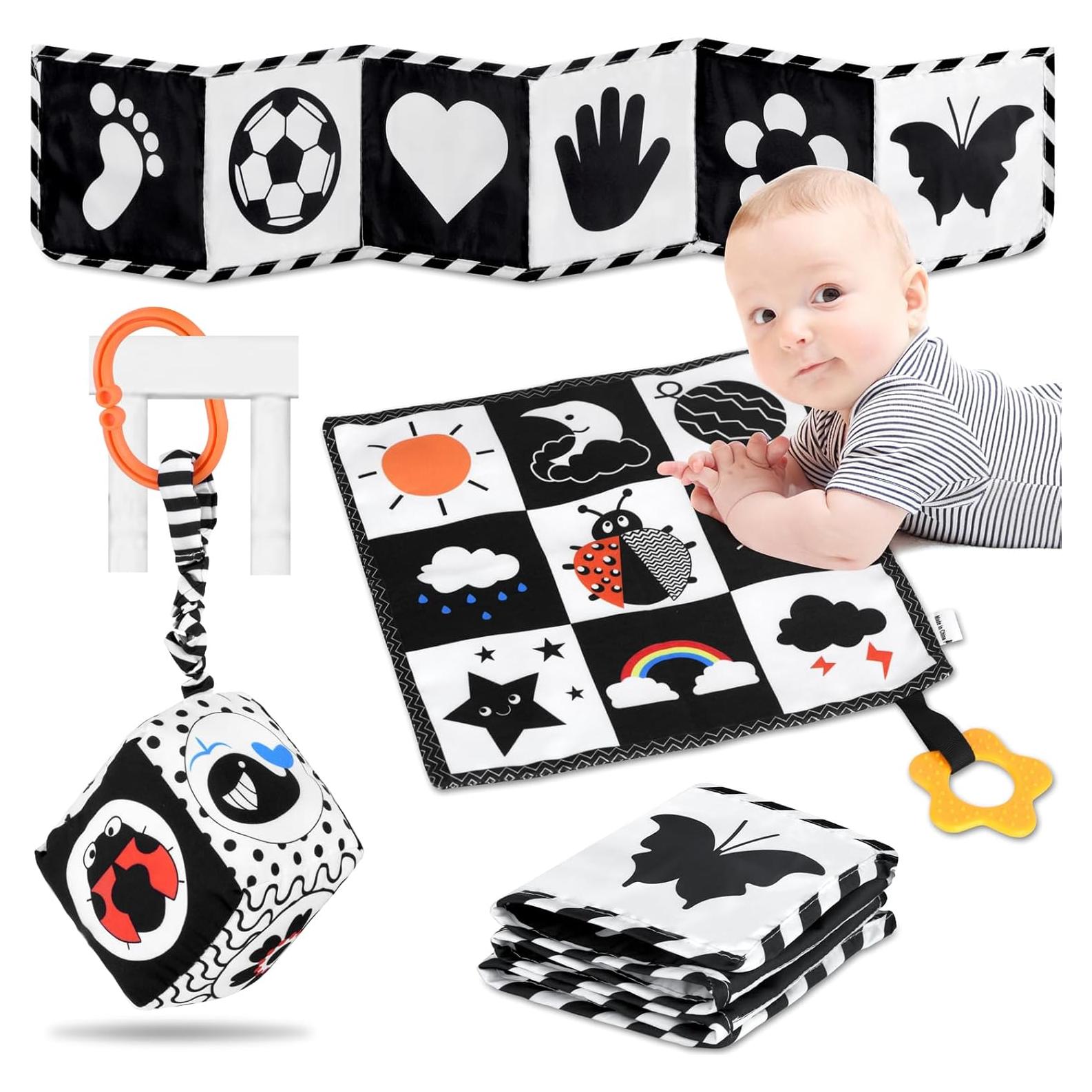 Juguetes Sensoriales para Bebés SAMMAS 0-3 Meses 3 Pcs