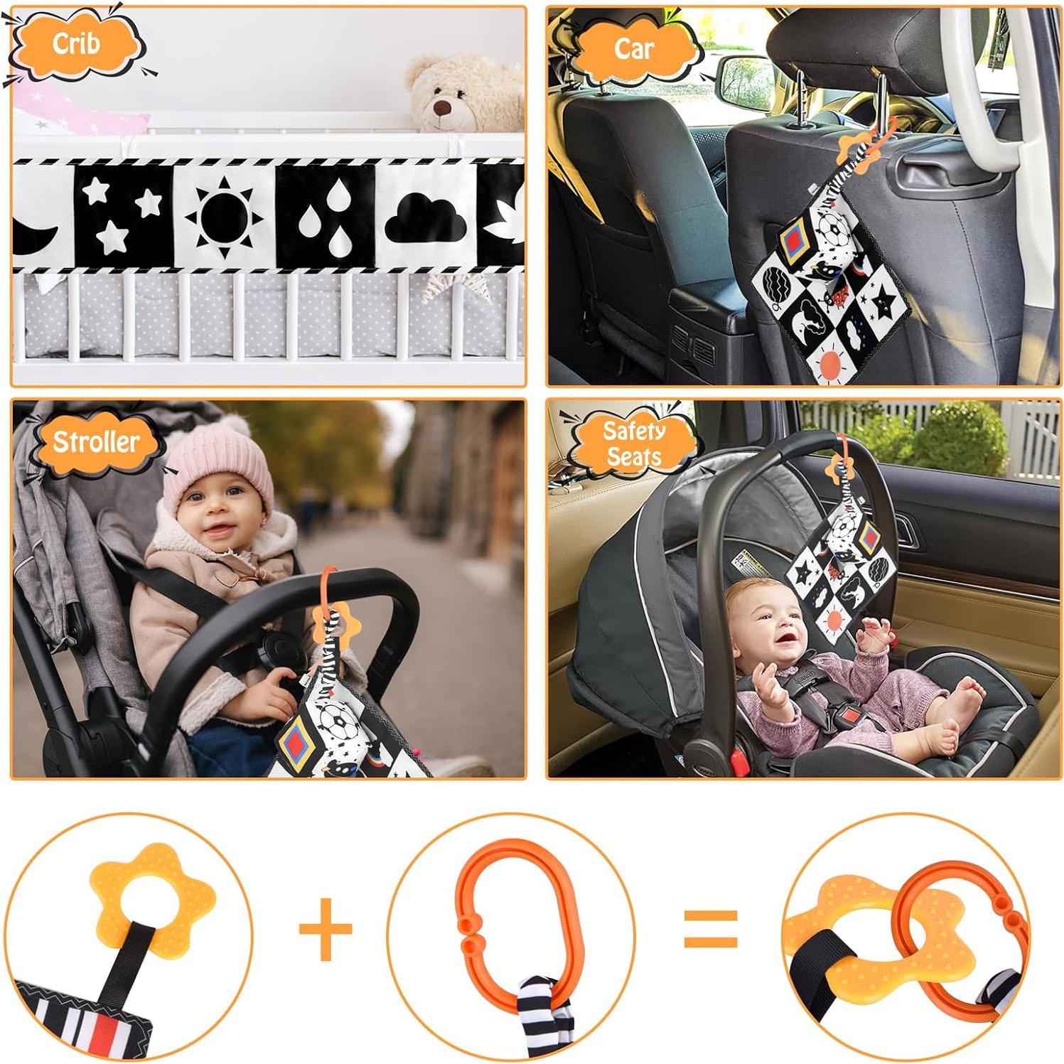Juguetes Sensoriales para Bebés SAMMAS 0-3 Meses 3 Pcs