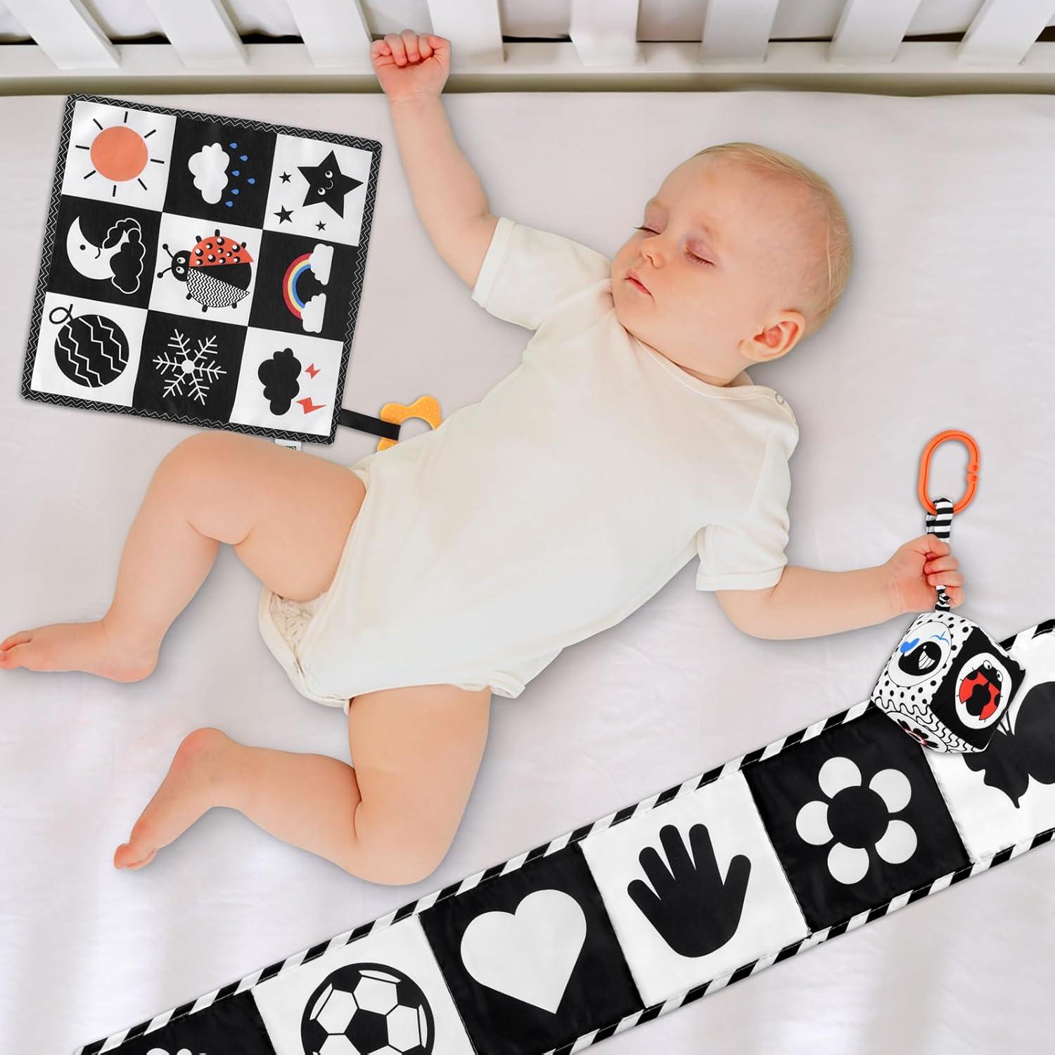 Juguetes Sensoriales para Bebés SAMMAS 0-3 Meses 3 Pcs