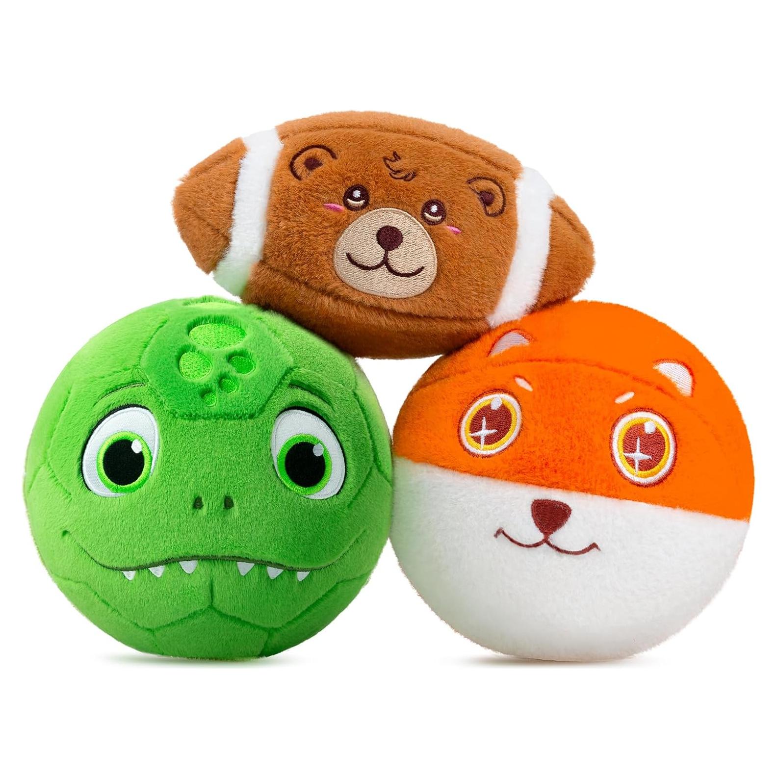 Conjunto de 3 Pelotas Suaves VangeBow para Niños 1-5 Años