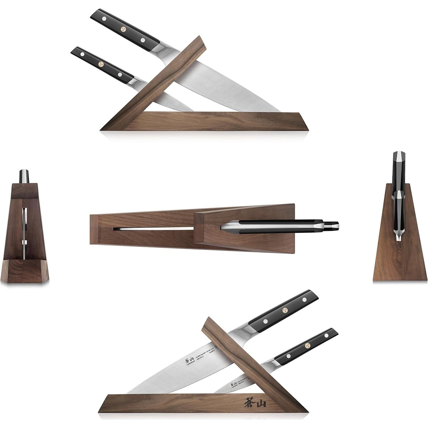 Juego de Cuchillos Forjados Cangshan TC 3 Piezas Acero Sueco