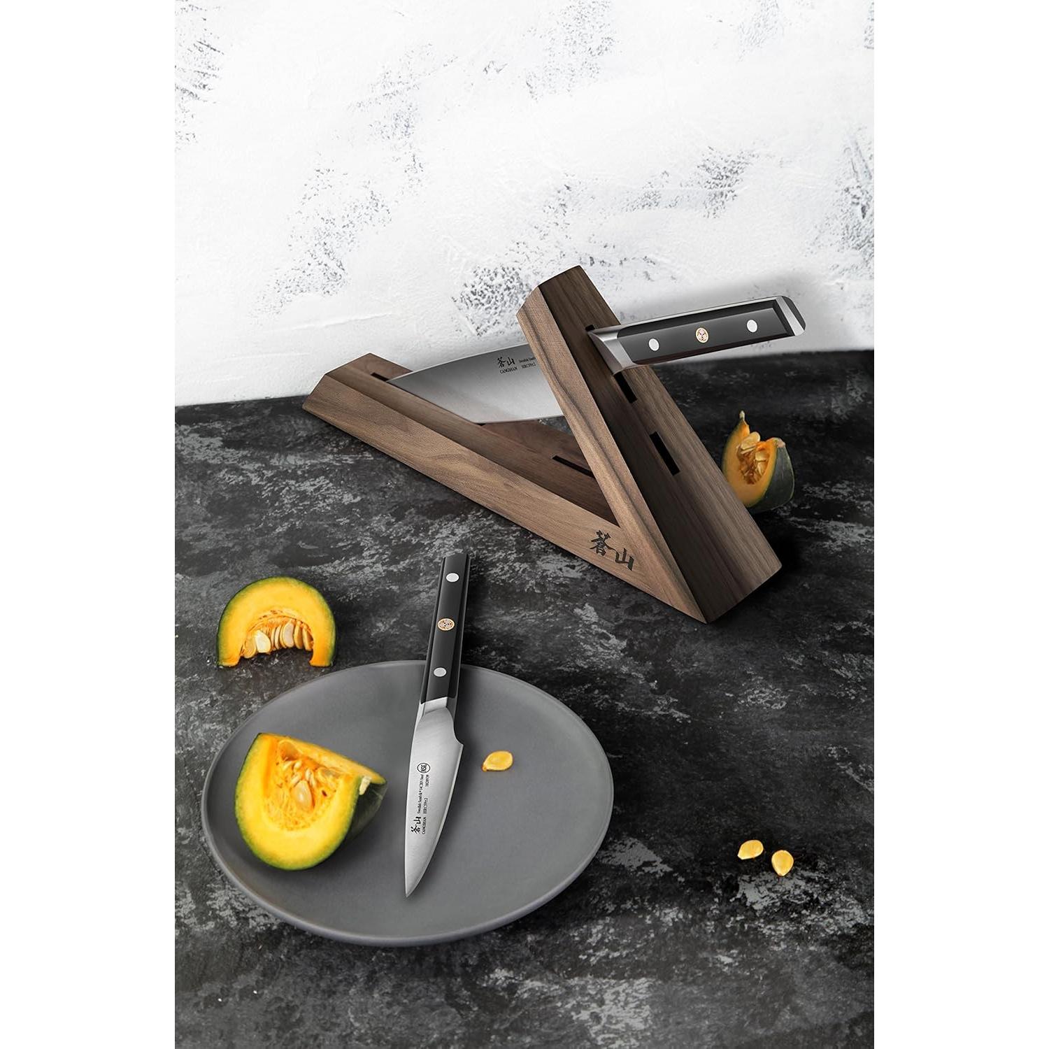 Juego de Cuchillos Forjados Cangshan TC 3 Piezas Acero Sueco