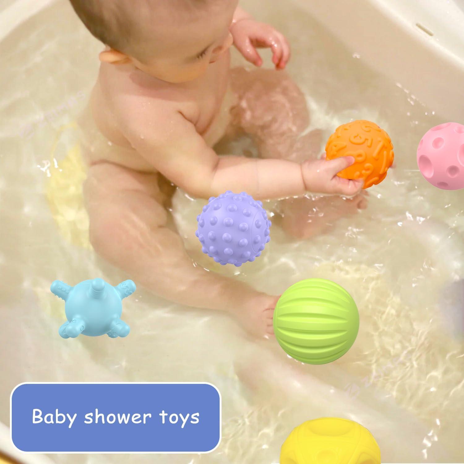 Bolas Sensoriales CALEST 10 PCE para Bebés 6-12 Meses