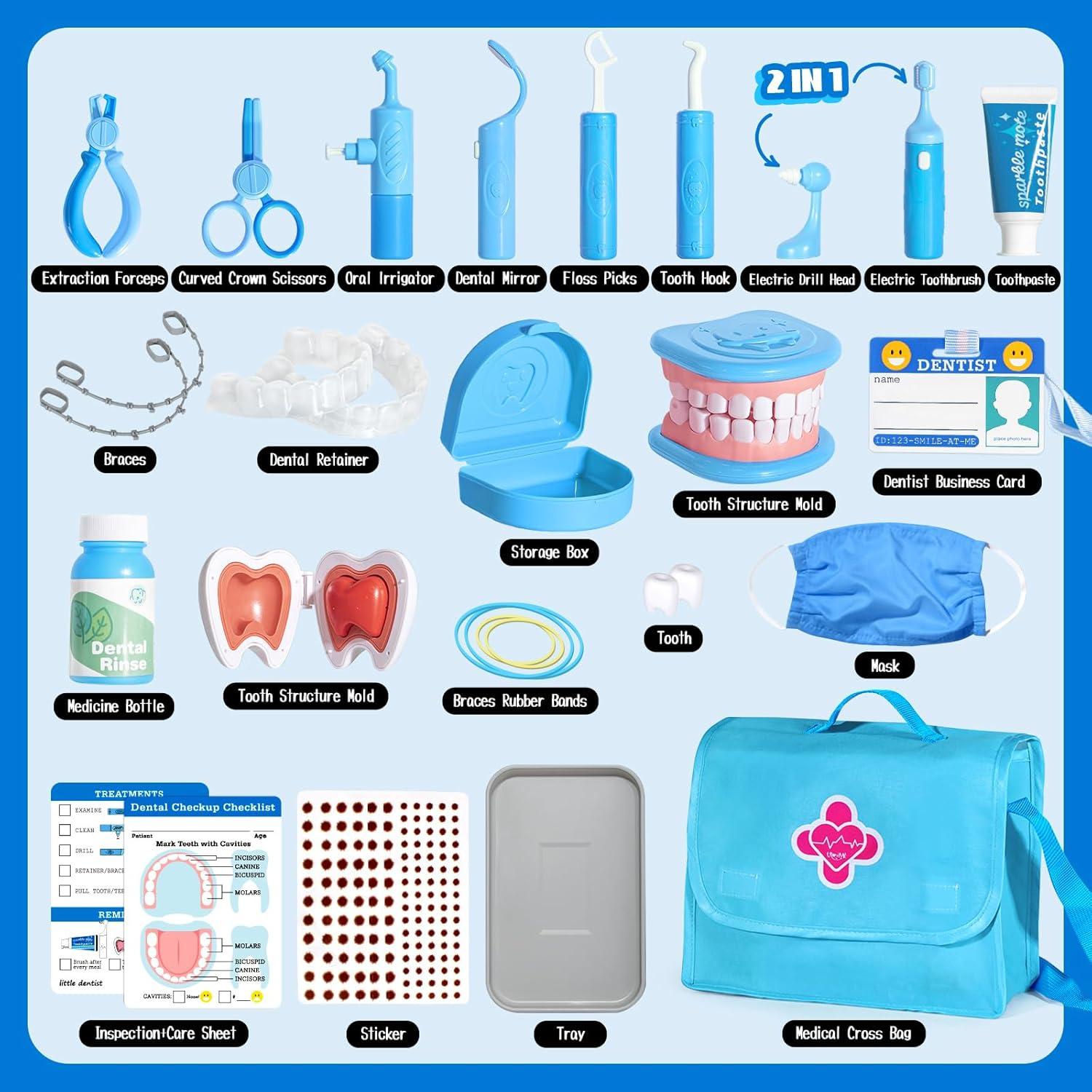 Juego de Dentista para Niños ULOVEME - 23 Piezas Educativas