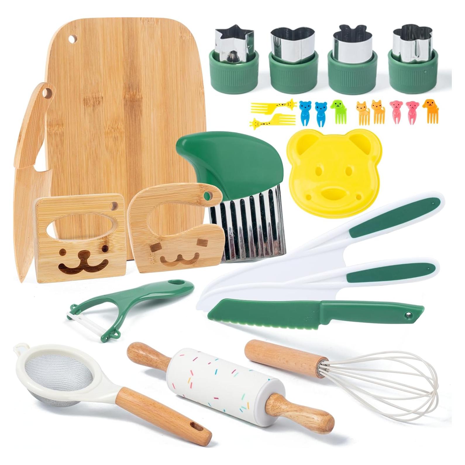 Set de Cocina Montessori para Niños 18 Piezas - Edición Ocupada