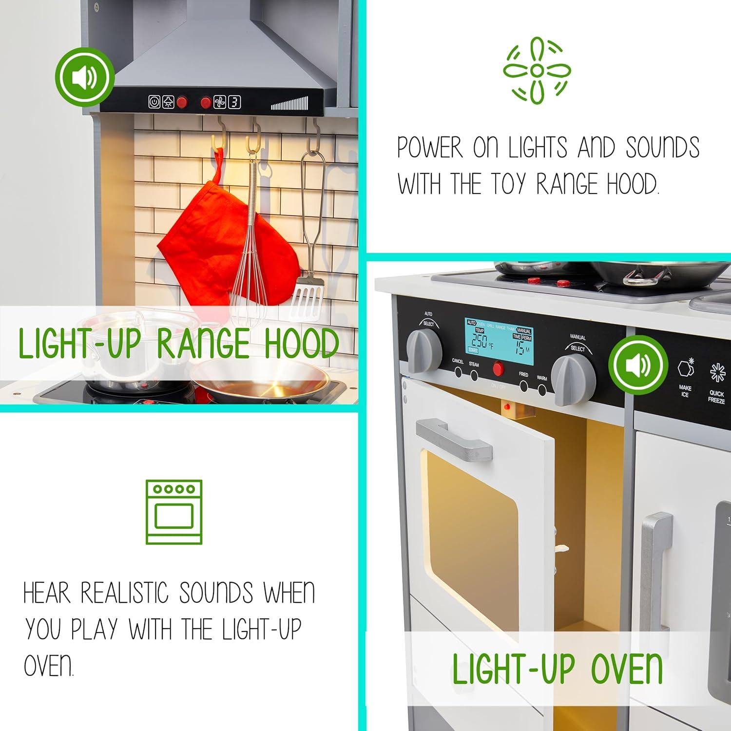 Juego de Cocina de Madera Lil' Jumbl para Niños 65x30x93cm