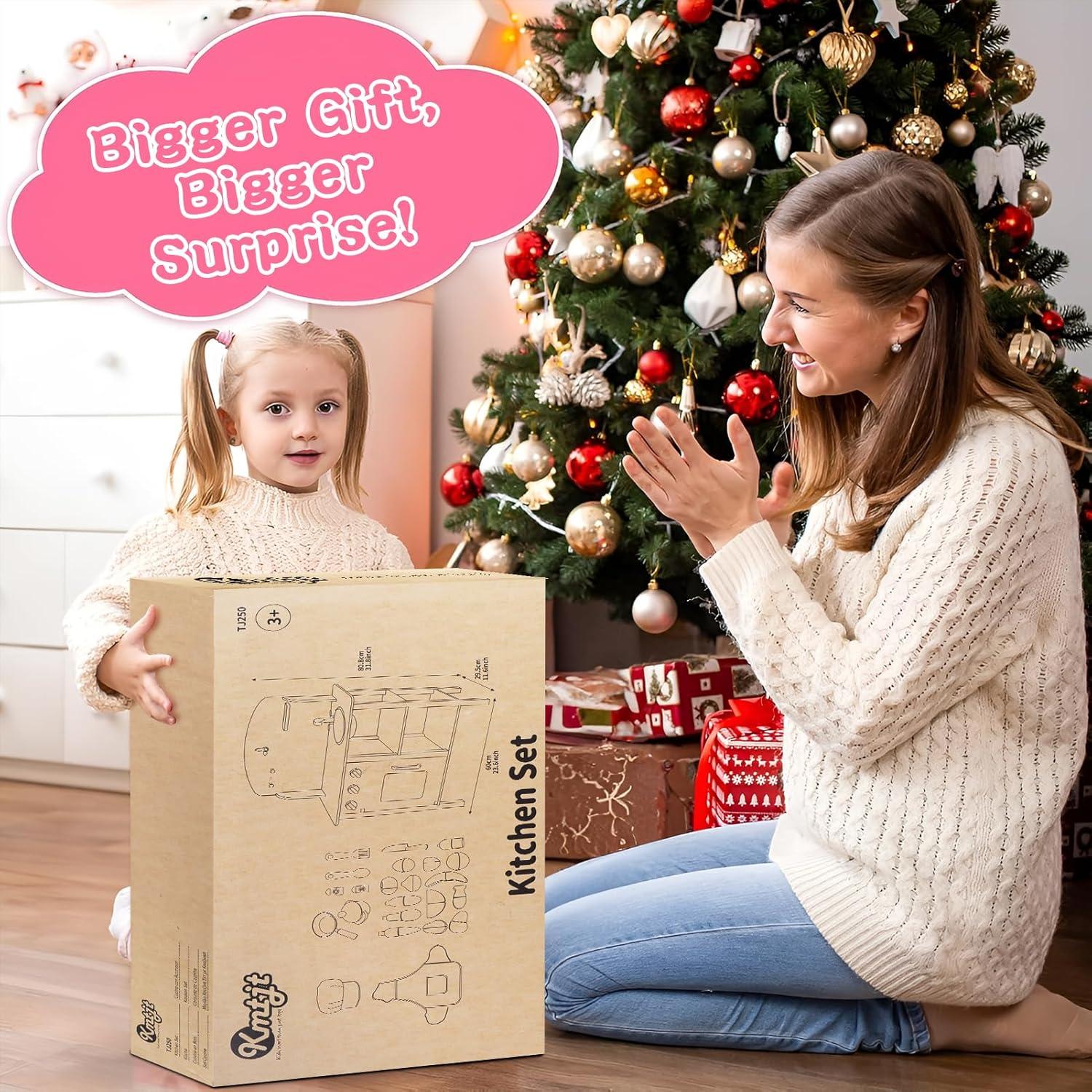 Cocina de Madera para Niños Shenzhenshikedikeran 60x29.5x80.8cm