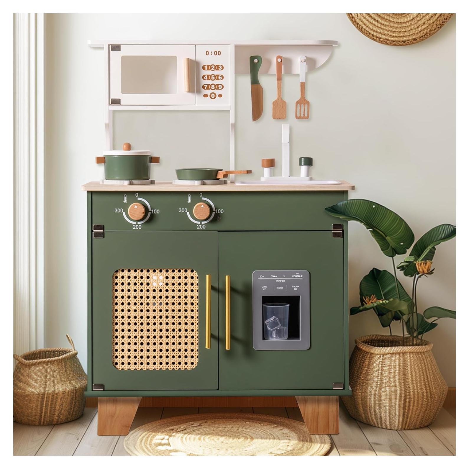 Cocina de Juguete de Madera ROBOTIME con Dispensador de Hielo