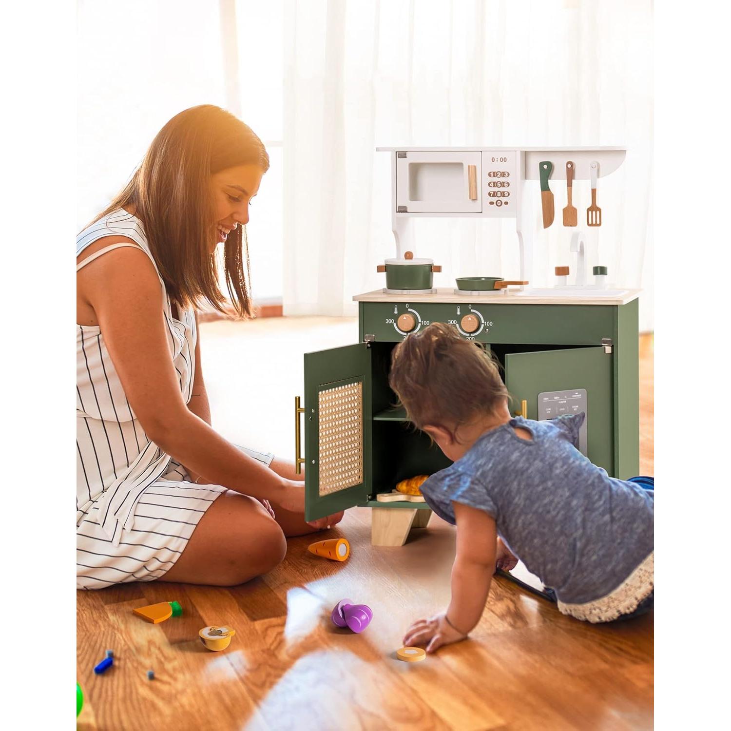 Cocina de Juguete de Madera ROBOTIME con Dispensador de Hielo
