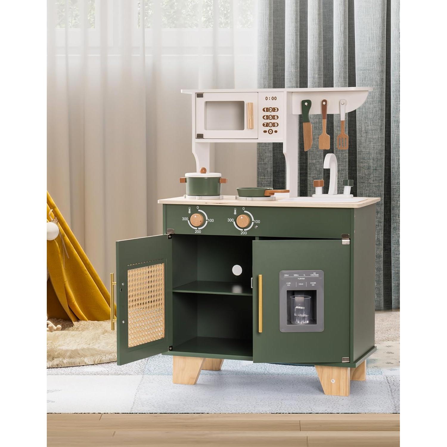 Cocina de Juguete de Madera ROBOTIME con Dispensador de Hielo