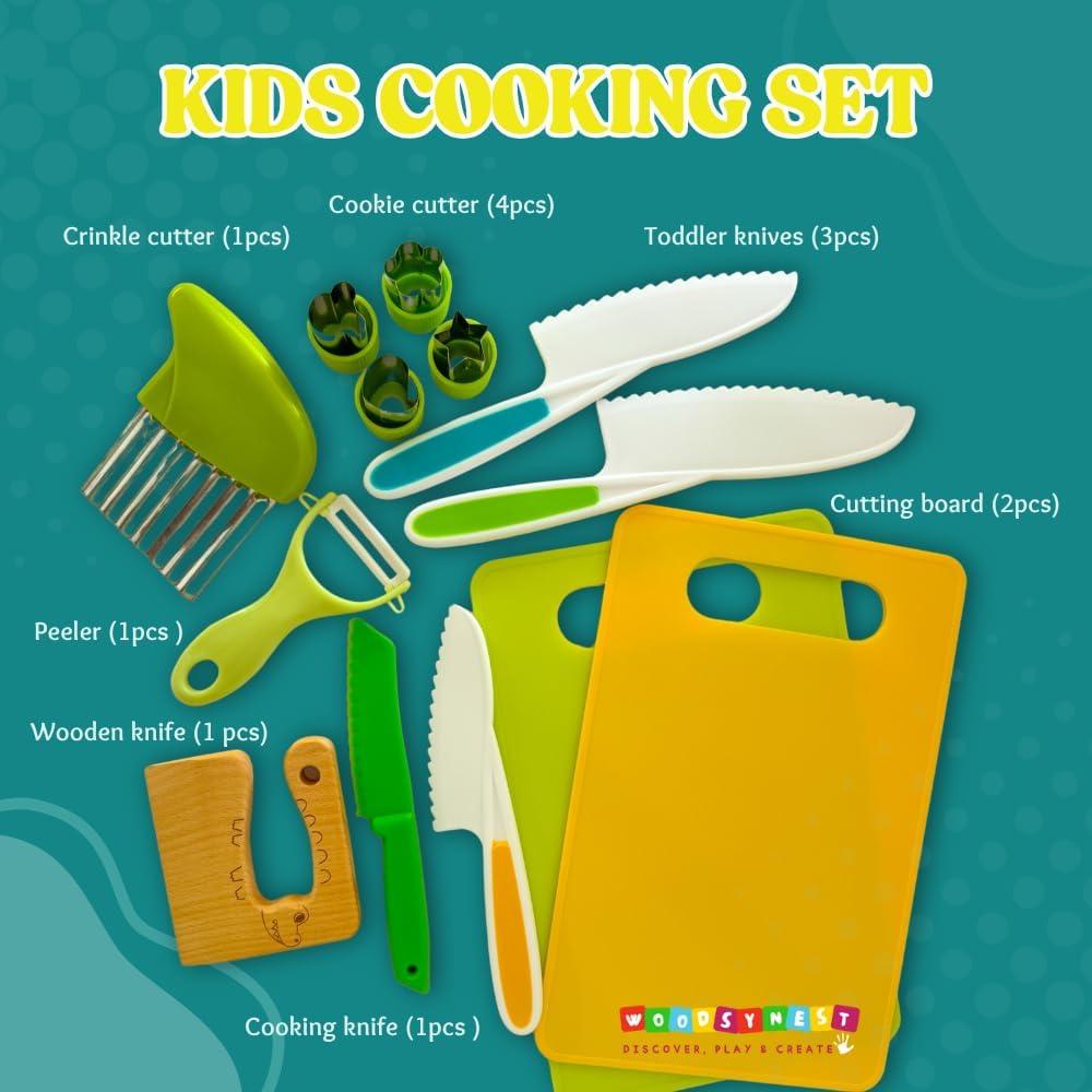 Set de Cocina Montessori Woosynest - 13 Piezas para Niños