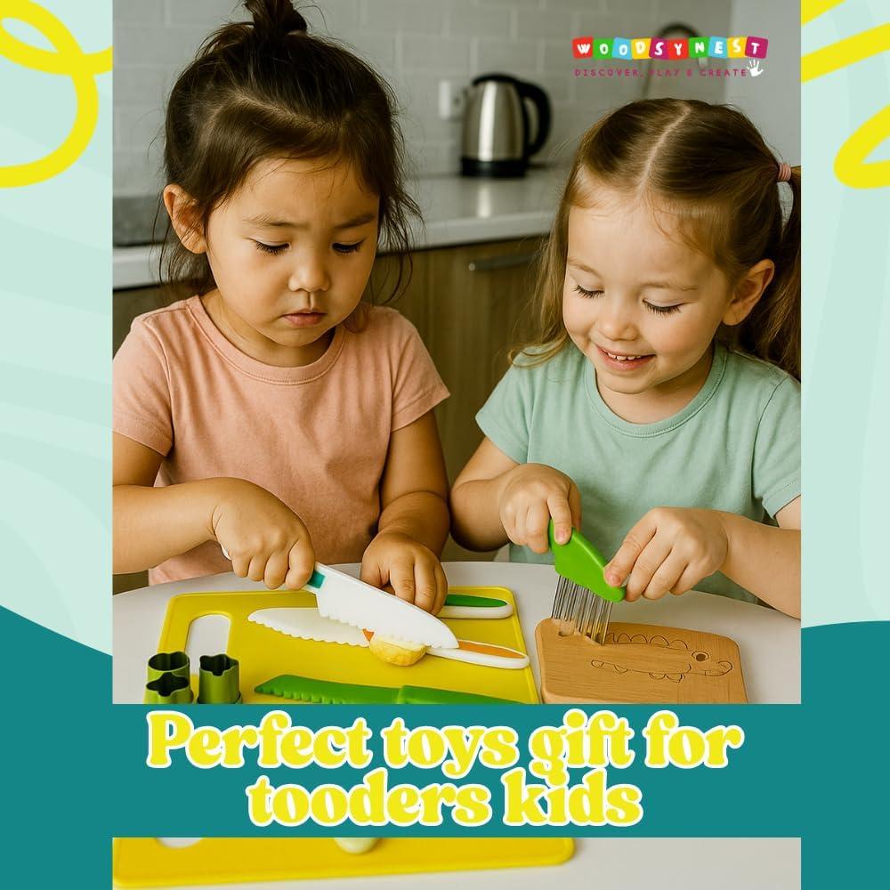 Set de Cocina Montessori Woosynest - 13 Piezas para Niños