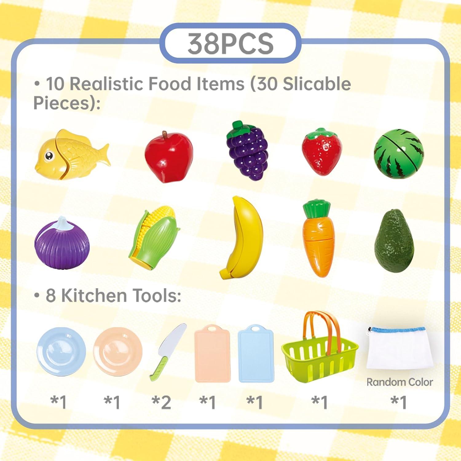 Juego de Comida Educativa 38 Piezas - Shenzhen Canxingda