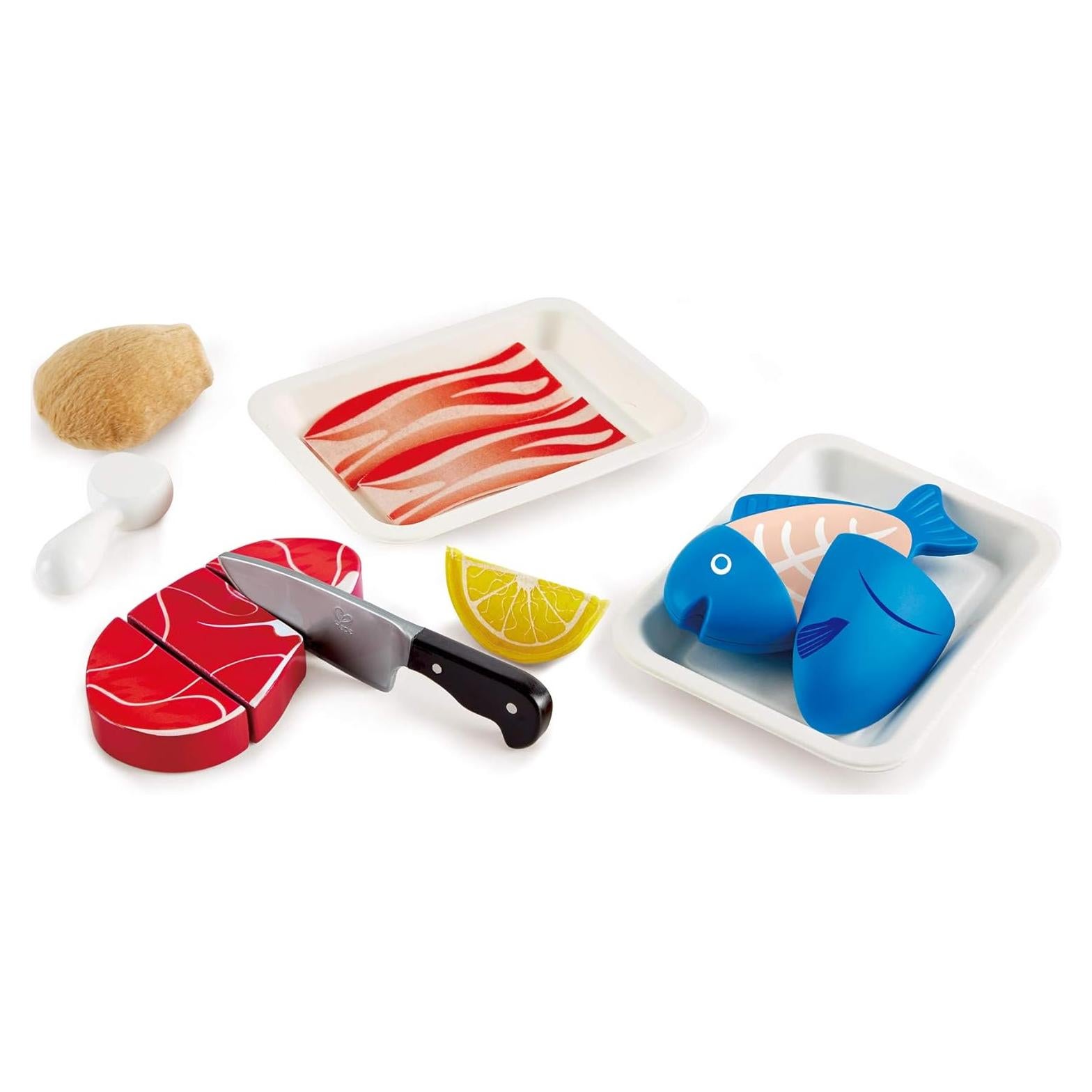 Conjunto de Comida de Juego Hape - Proteínas para Niños