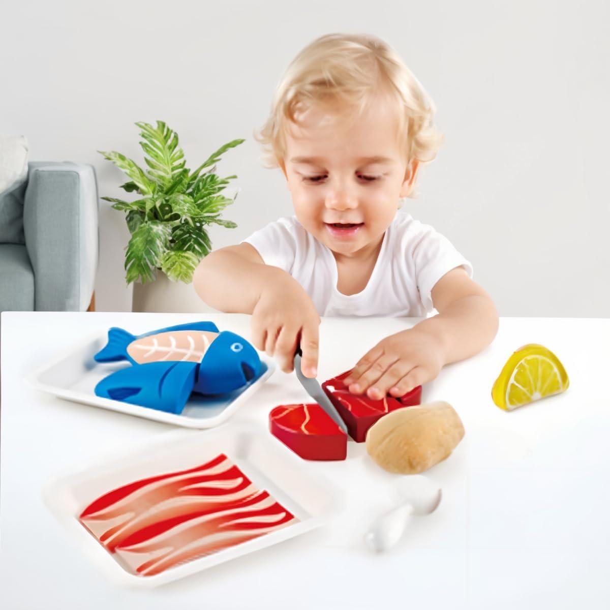 Conjunto de Comida de Juego Hape - Proteínas para Niños