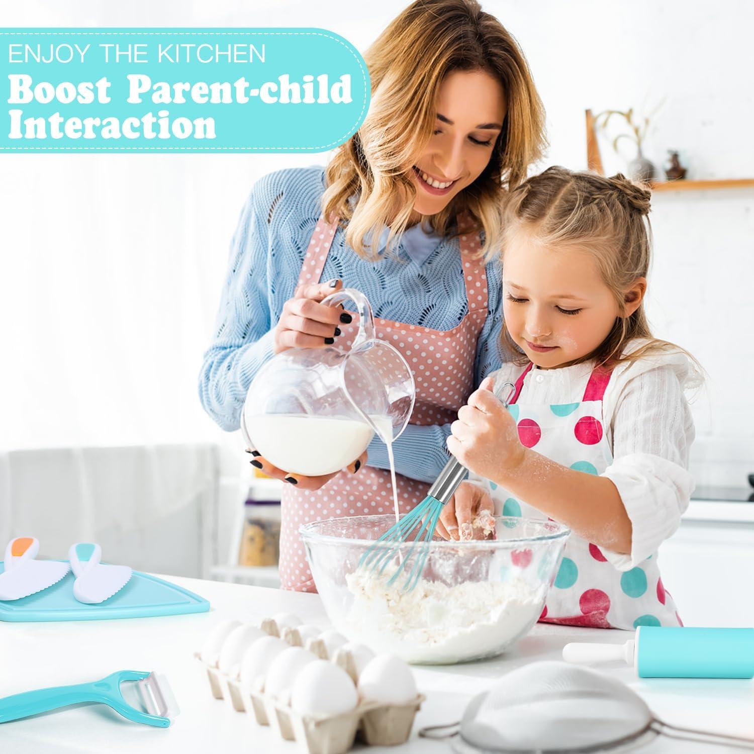 Set de Cocina para Niños Suhctuptx - Herramientas Seguras y Libro