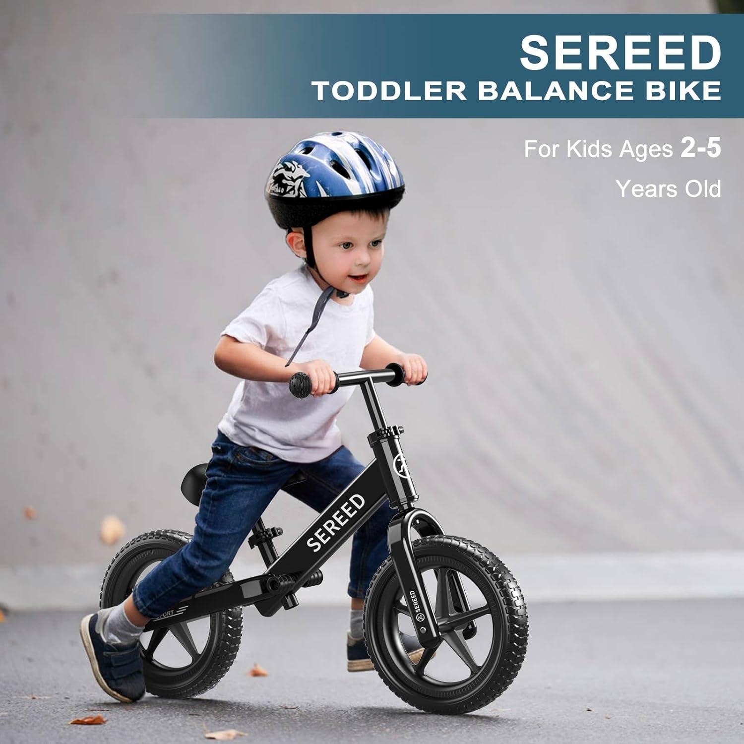 Bicicleta de Equilibrio SEREED para Niños 2-5 Años Ajustable
