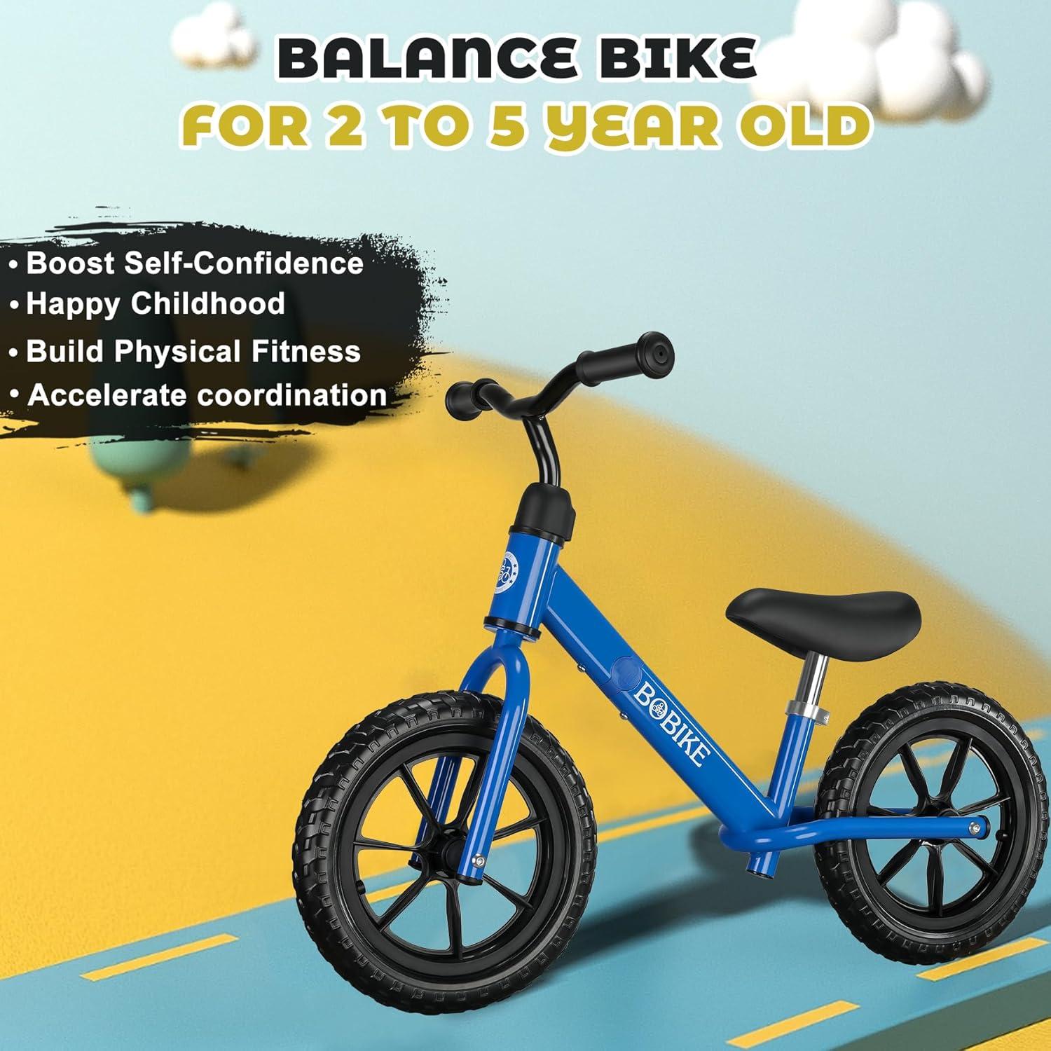 Bicicleta de Equilibrio Bobike Azul para Niños 2-5 Años