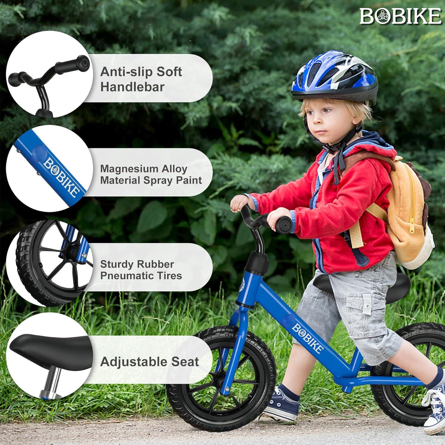 Bicicleta de Equilibrio Bobike Azul para Niños 2-5 Años